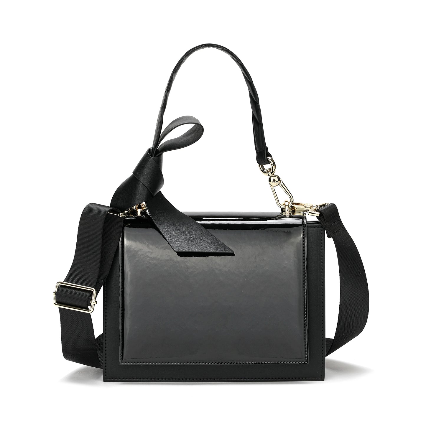 Nappa Leather Flap Shoulder Bag