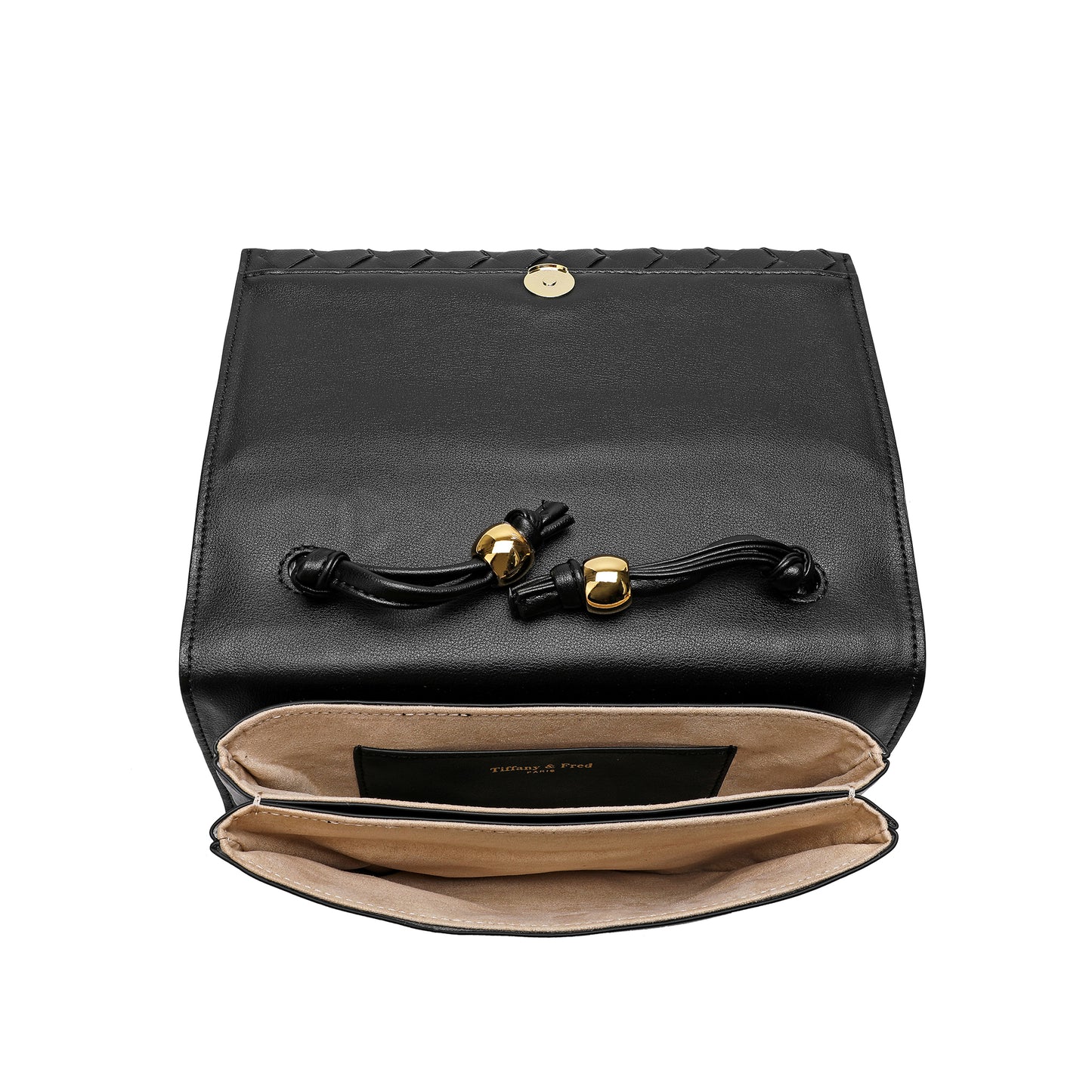 Tiffany & Fred Woven Leather Shoulder Bag/ Clutch