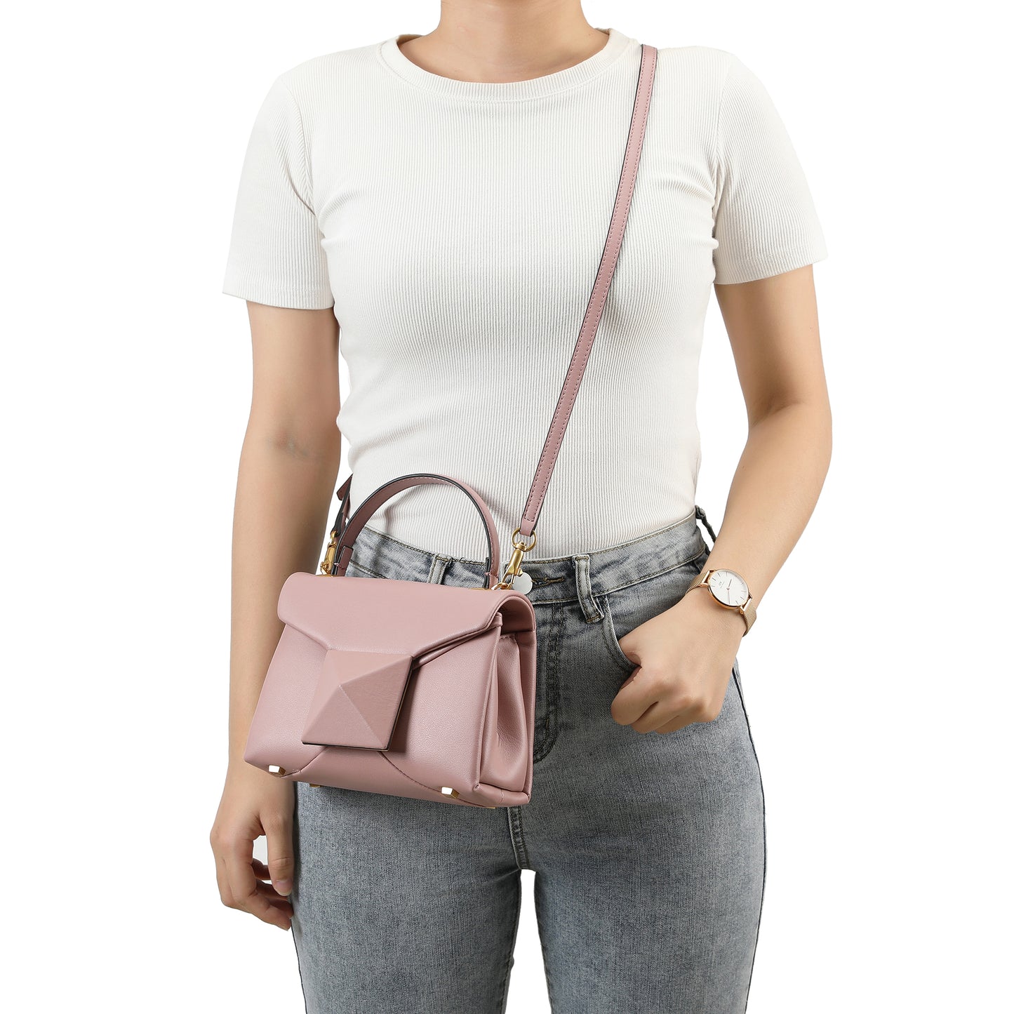 Tiffany & Fred Full-Grain Soft Leather Top-Handle