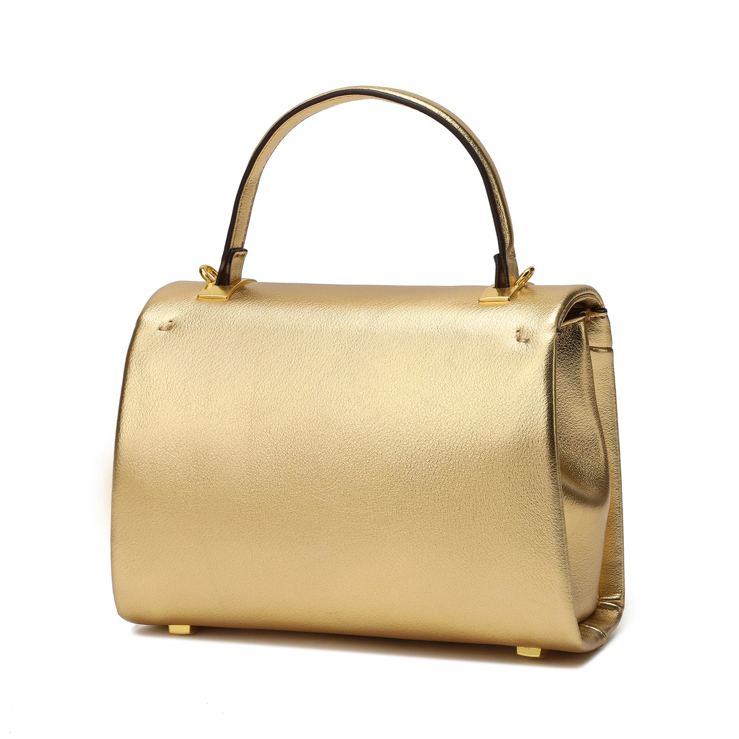 Tiffany & Fred Full-Grain Soft Leather Top-Handle