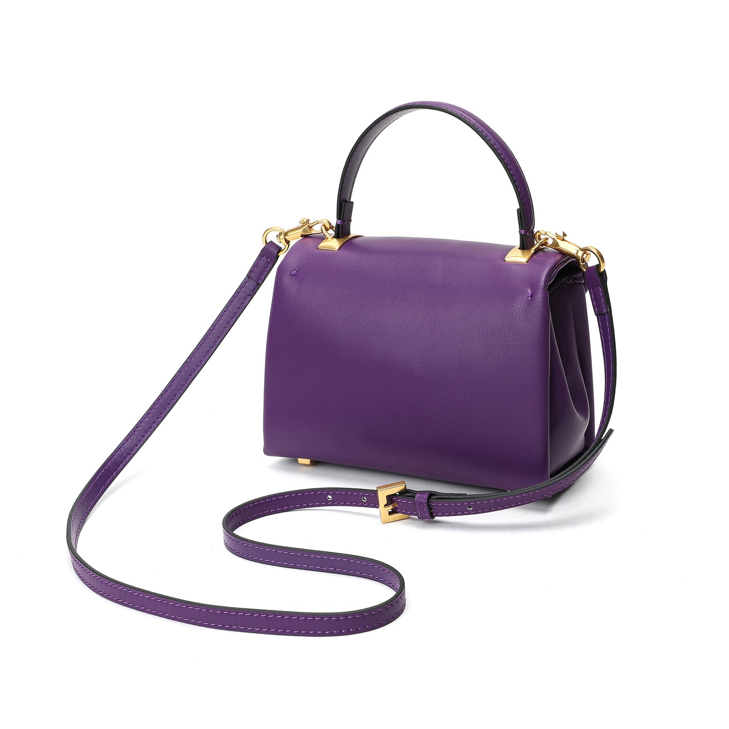 Tiffany & Fred Full-Grain Soft Leather Top-Handle