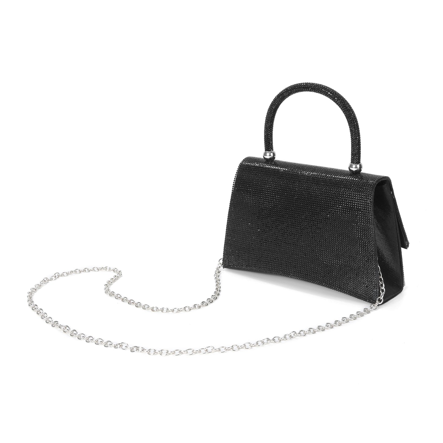 Crystal Embellished Evening Top Handle