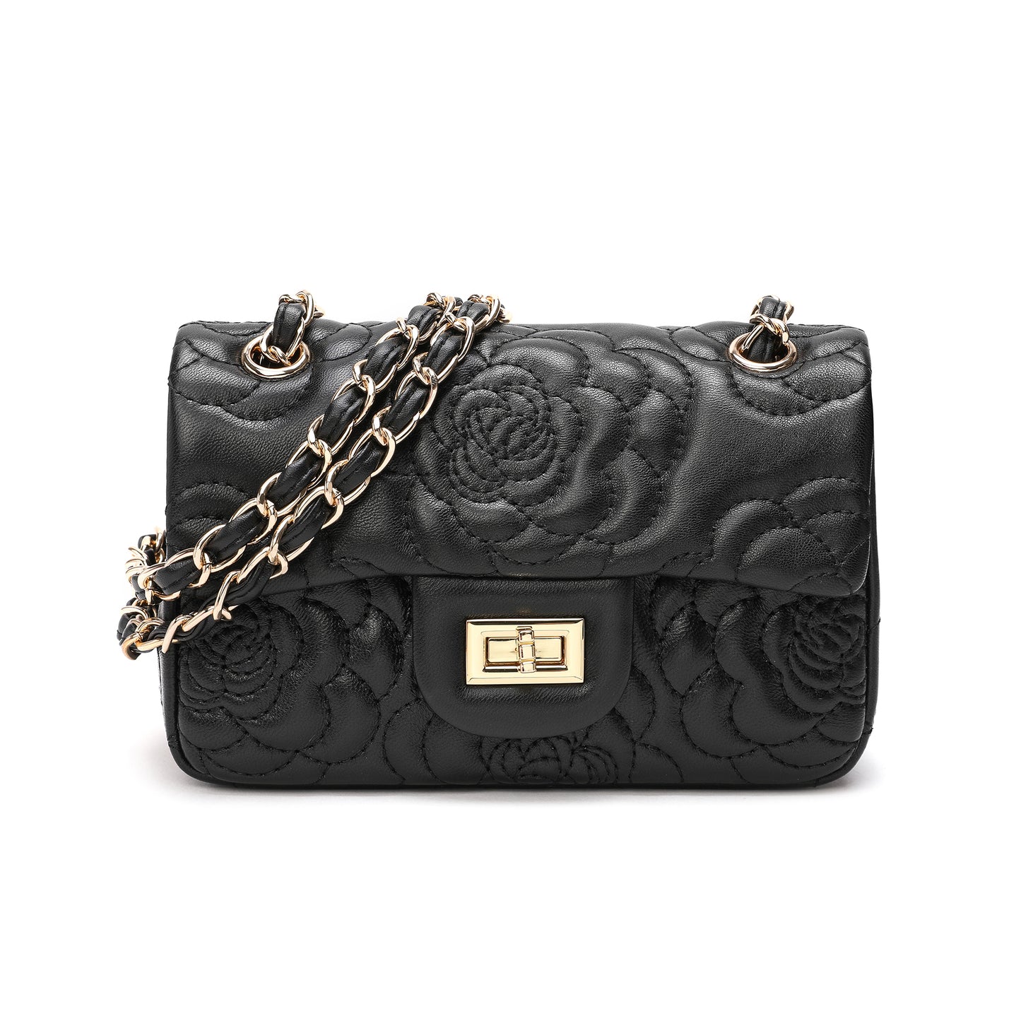 Tiffany & Fred Quilted Sheepskin Crossbody