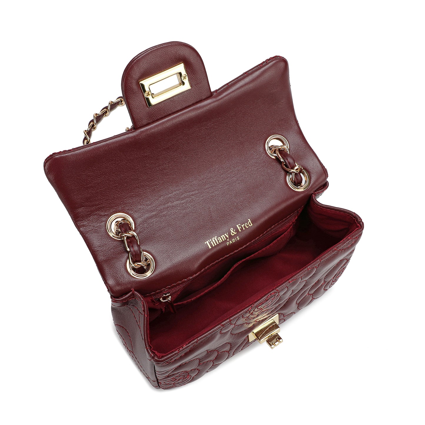 Tiffany & Fred Quilted Sheepskin Crossbody