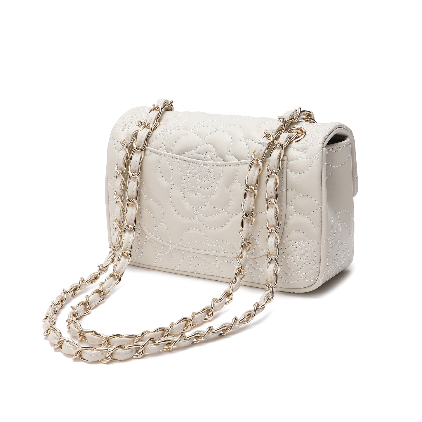Tiffany & Fred Quilted Sheepskin Crossbody