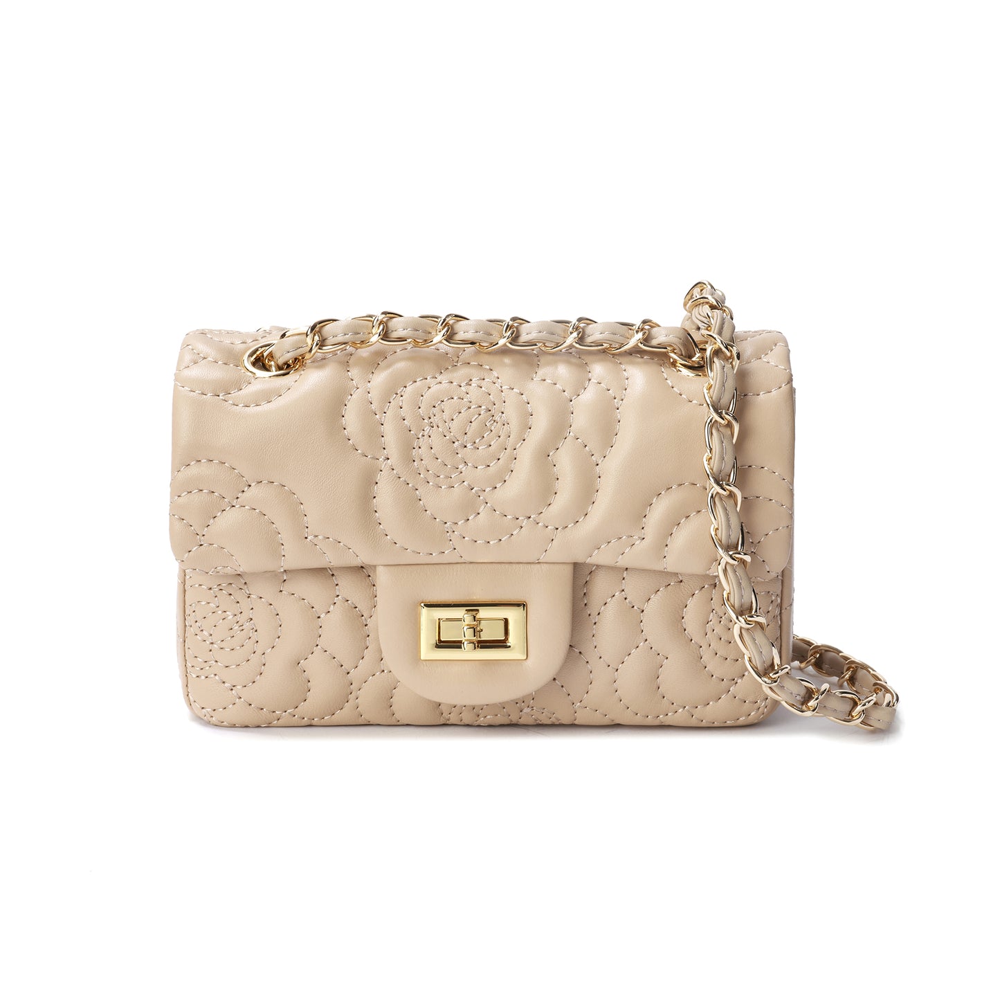 Tiffany & Fred Quilted Sheepskin Crossbody