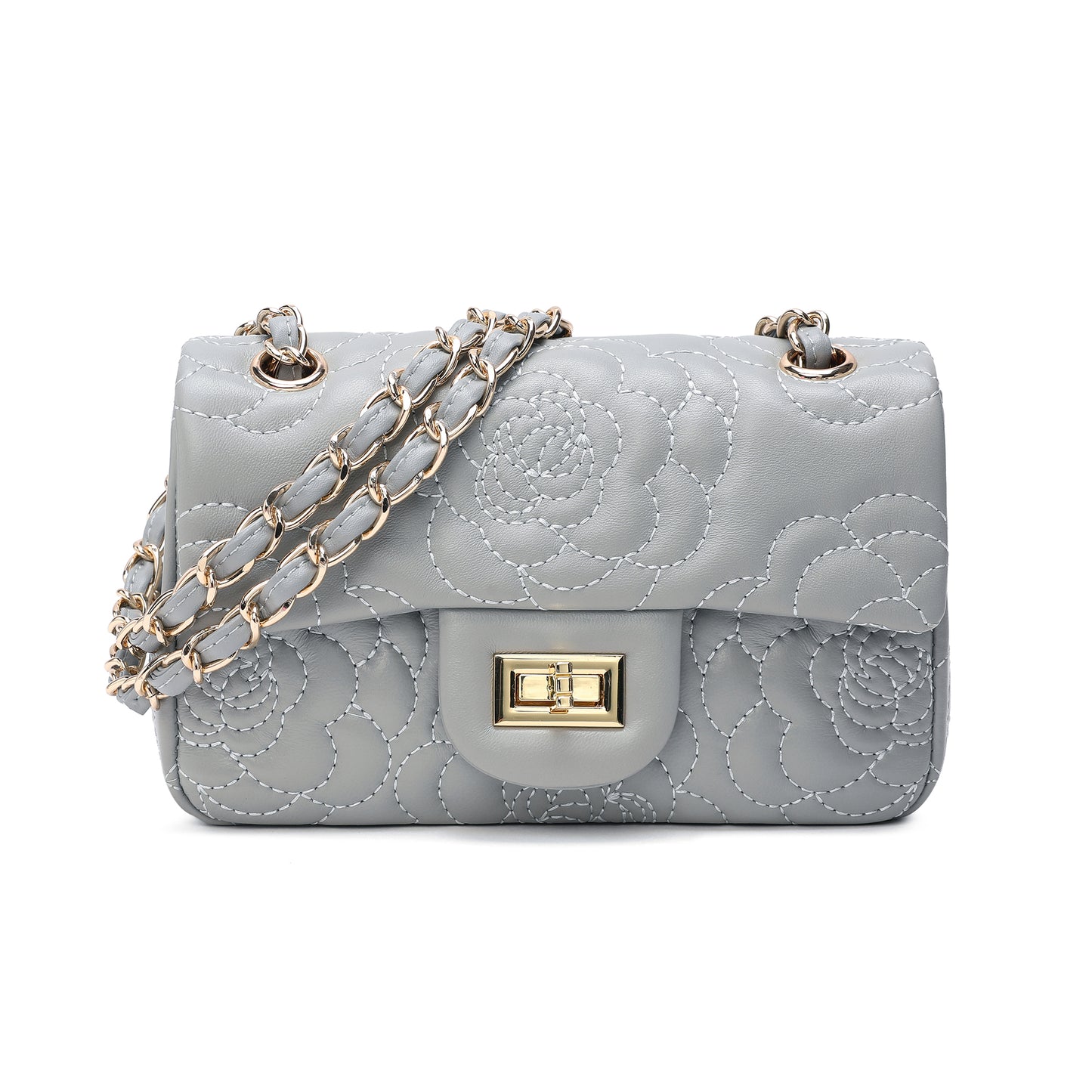 Tiffany & Fred Quilted Sheepskin Crossbody