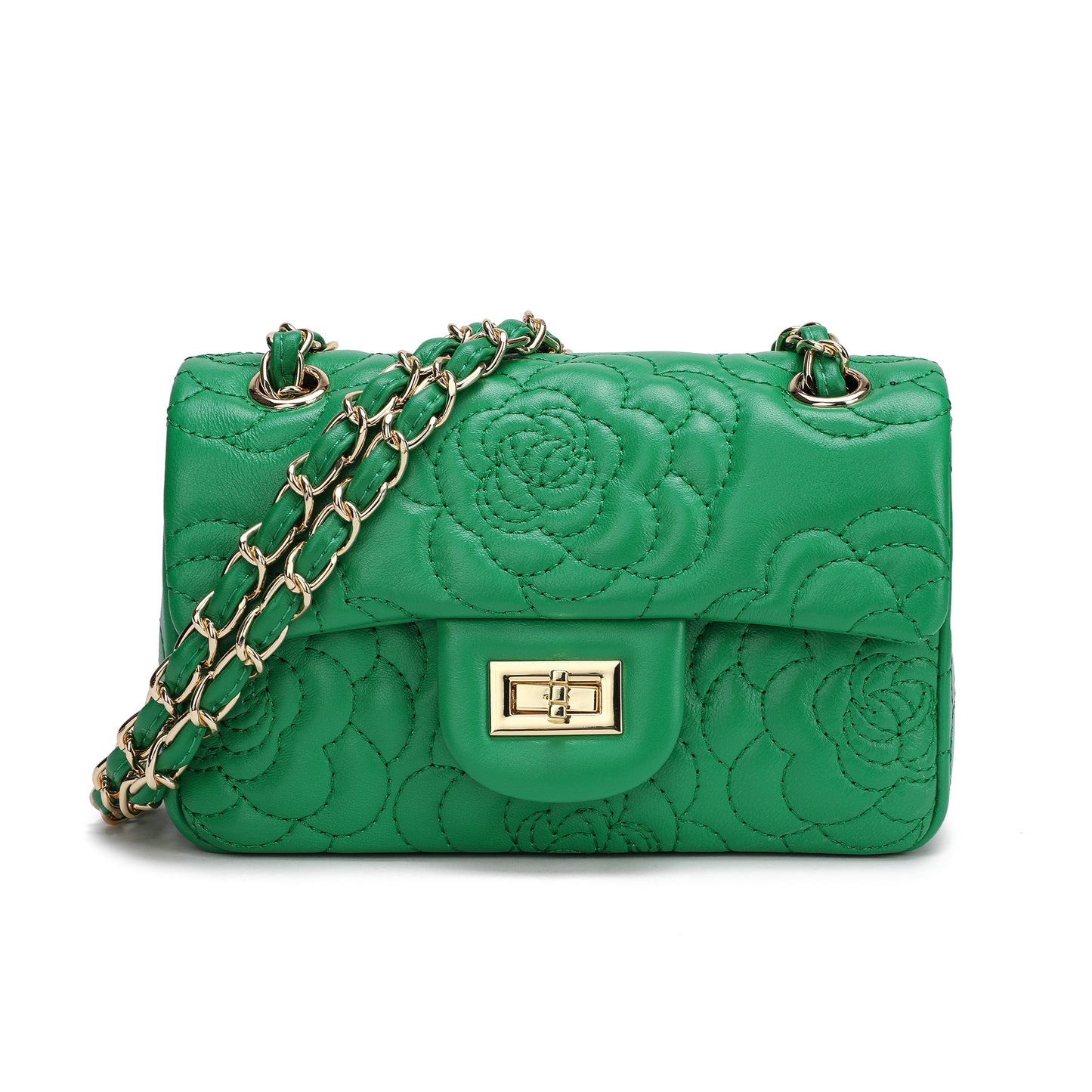 Tiffany & Fred Quilted Sheepskin Crossbody