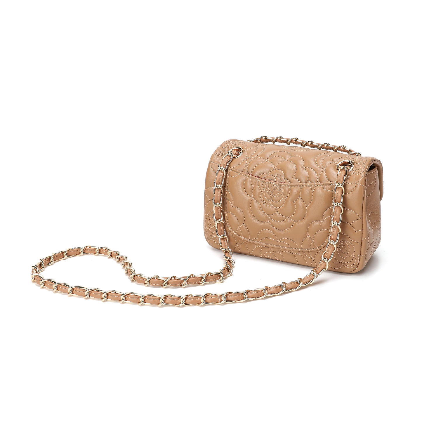 Tiffany & Fred Quilted Sheepskin Crossbody