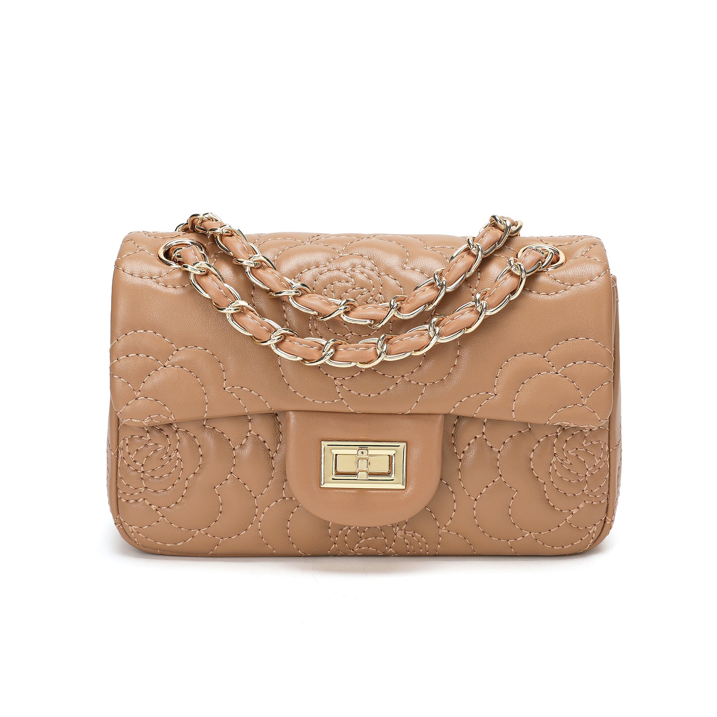 Tiffany & Fred Quilted Sheepskin Crossbody