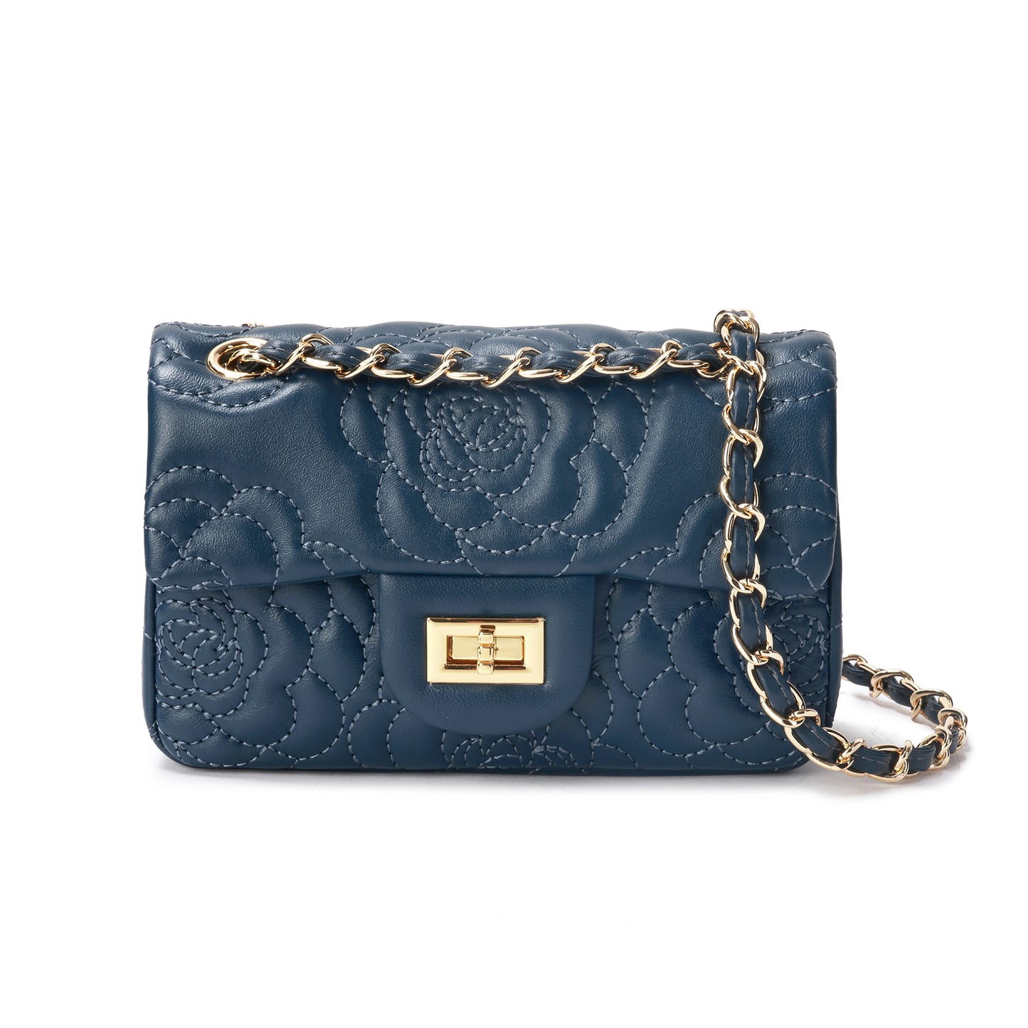 Tiffany & Fred Quilted Sheepskin Crossbody
