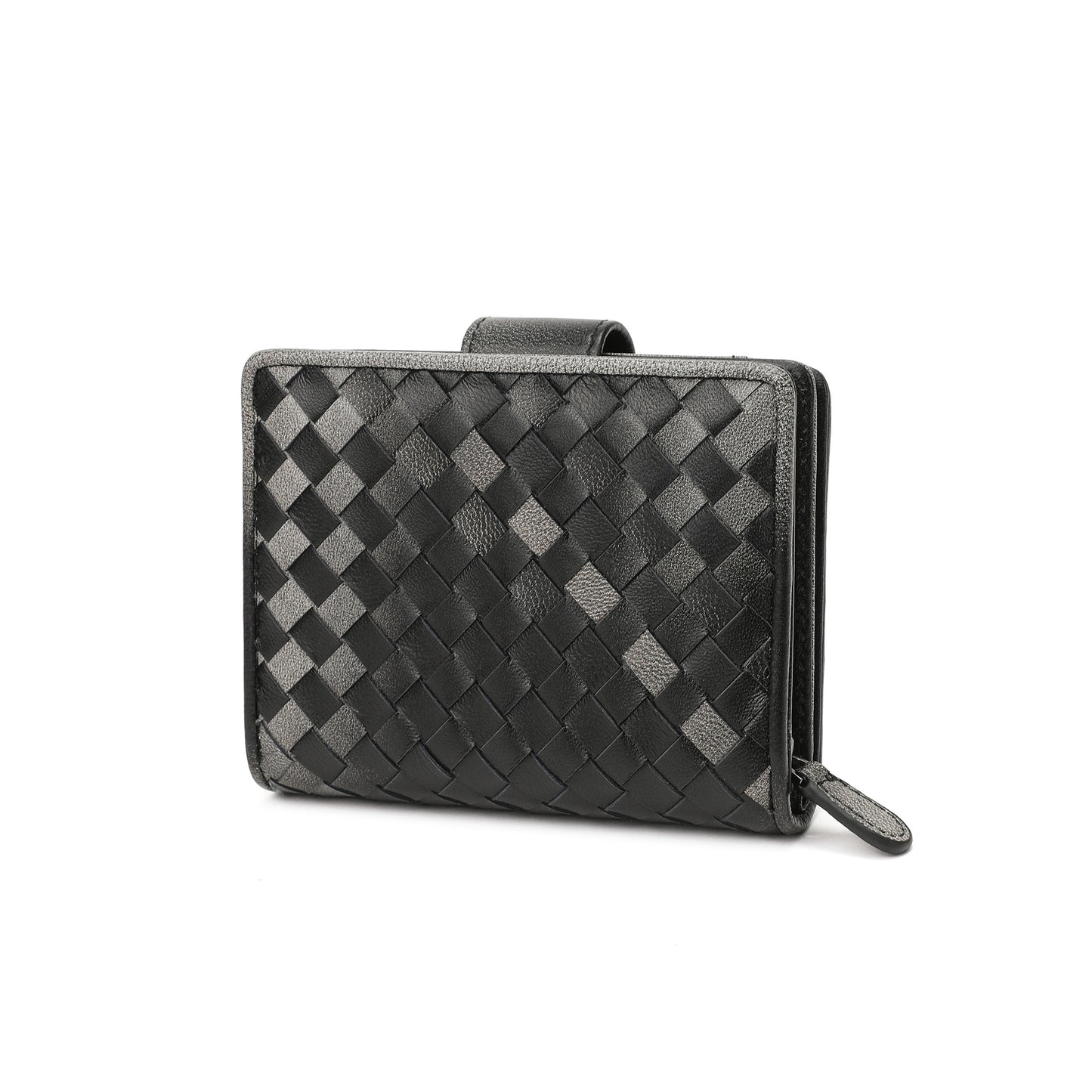 Tiffany & Fred Woven Leather Wallet