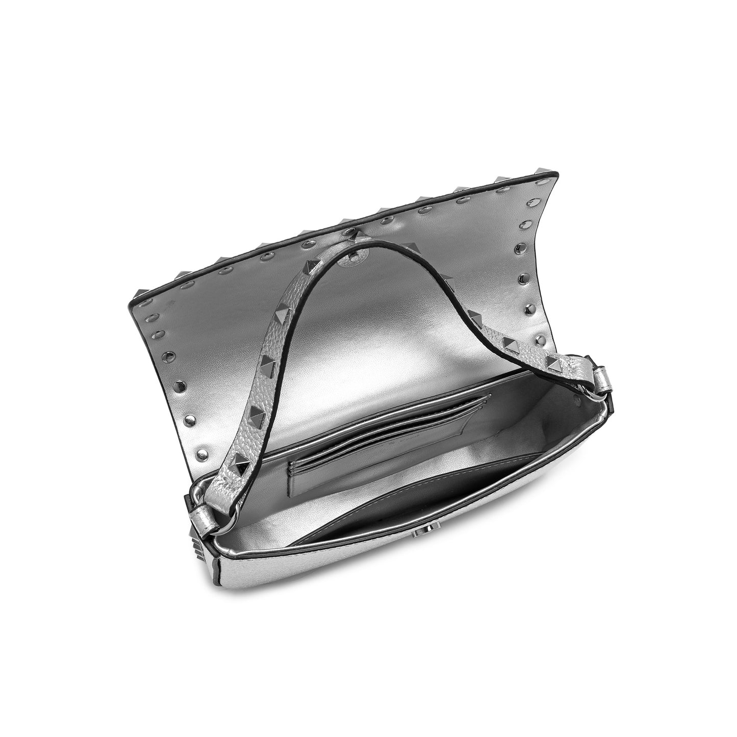 Studded Leather Mini Shoulder Bag