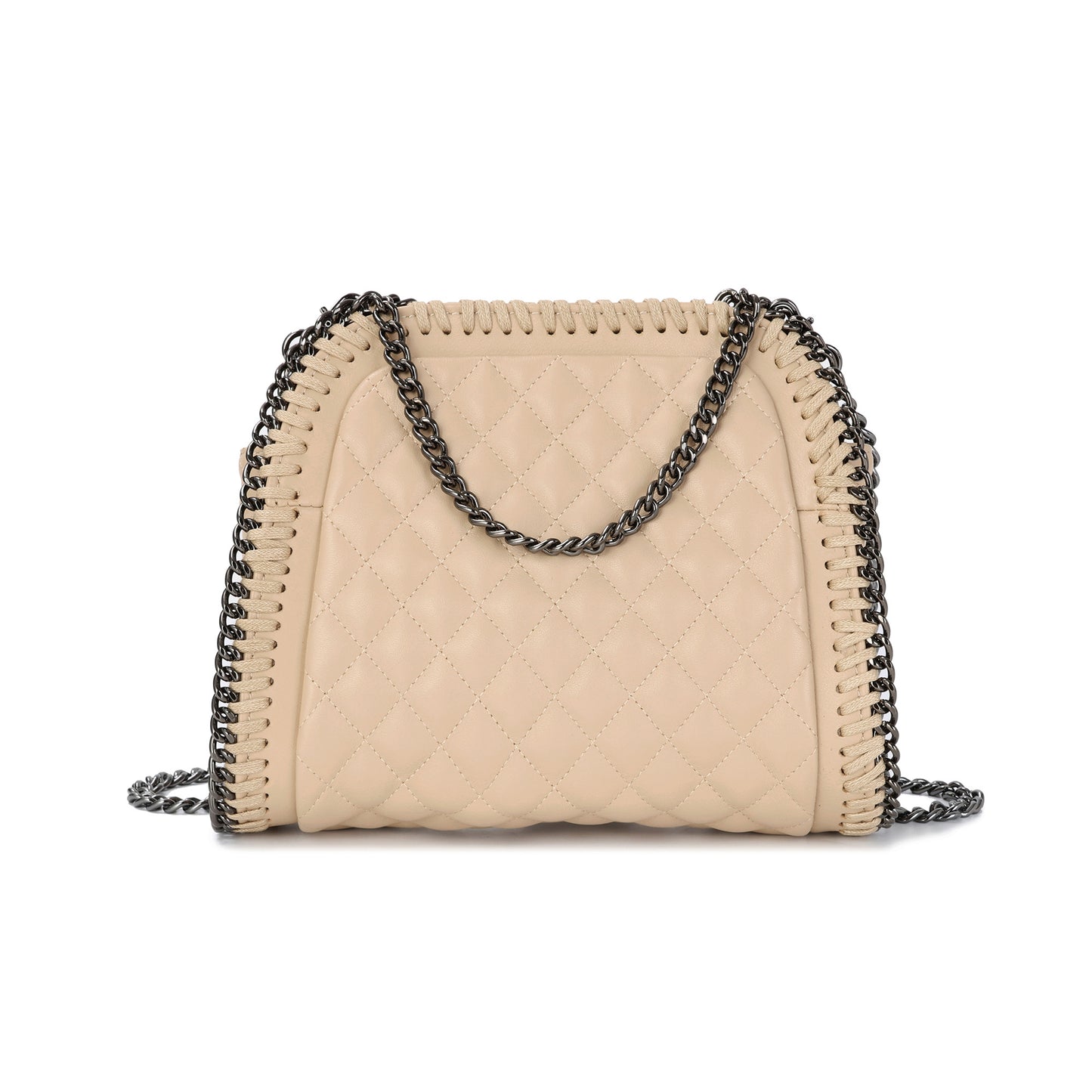 Quilted Chain Leather Shoulder Bag