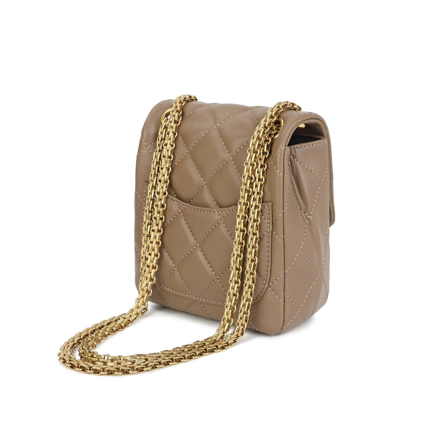 Tiffany & Fred Quilted Sheepskin Leather Crossbody
