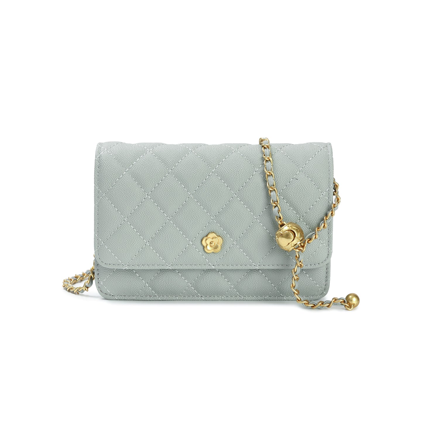 Tiffany & Fred Quilted Caviar Leather Crossbody Bag