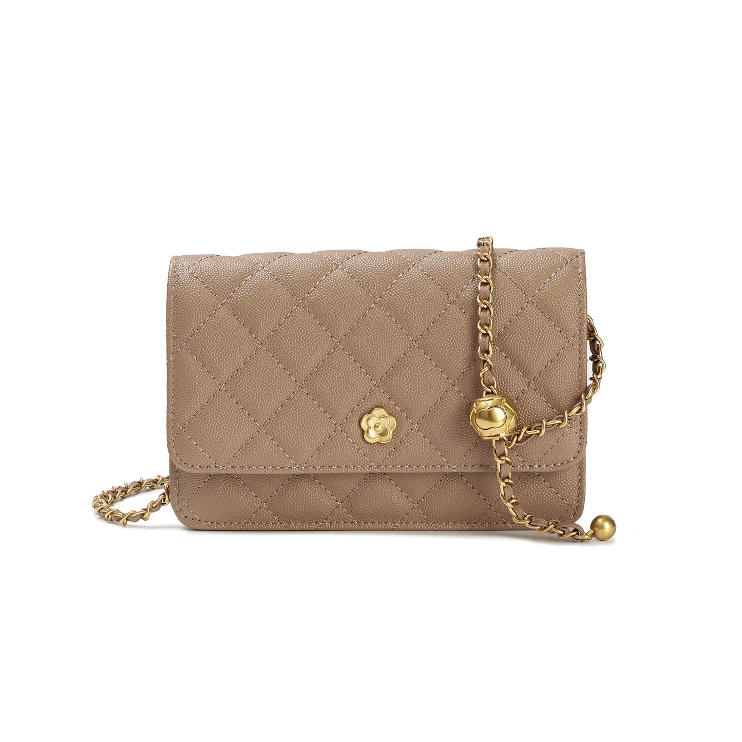 Tiffany & Fred Quilted Caviar Leather Crossbody Bag