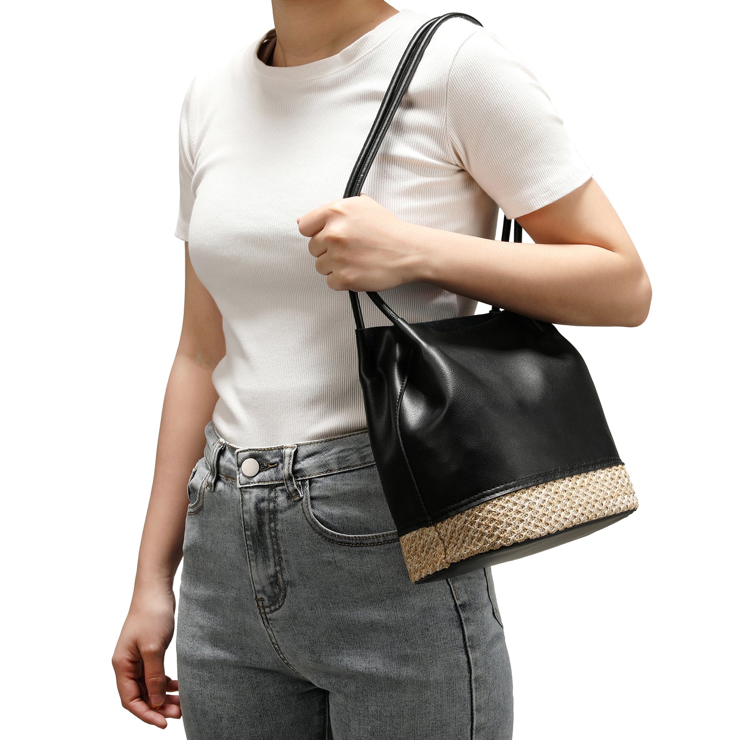 Tiffany & Fred Full-Grain Soft Leather Hobo/Shoulder Bag