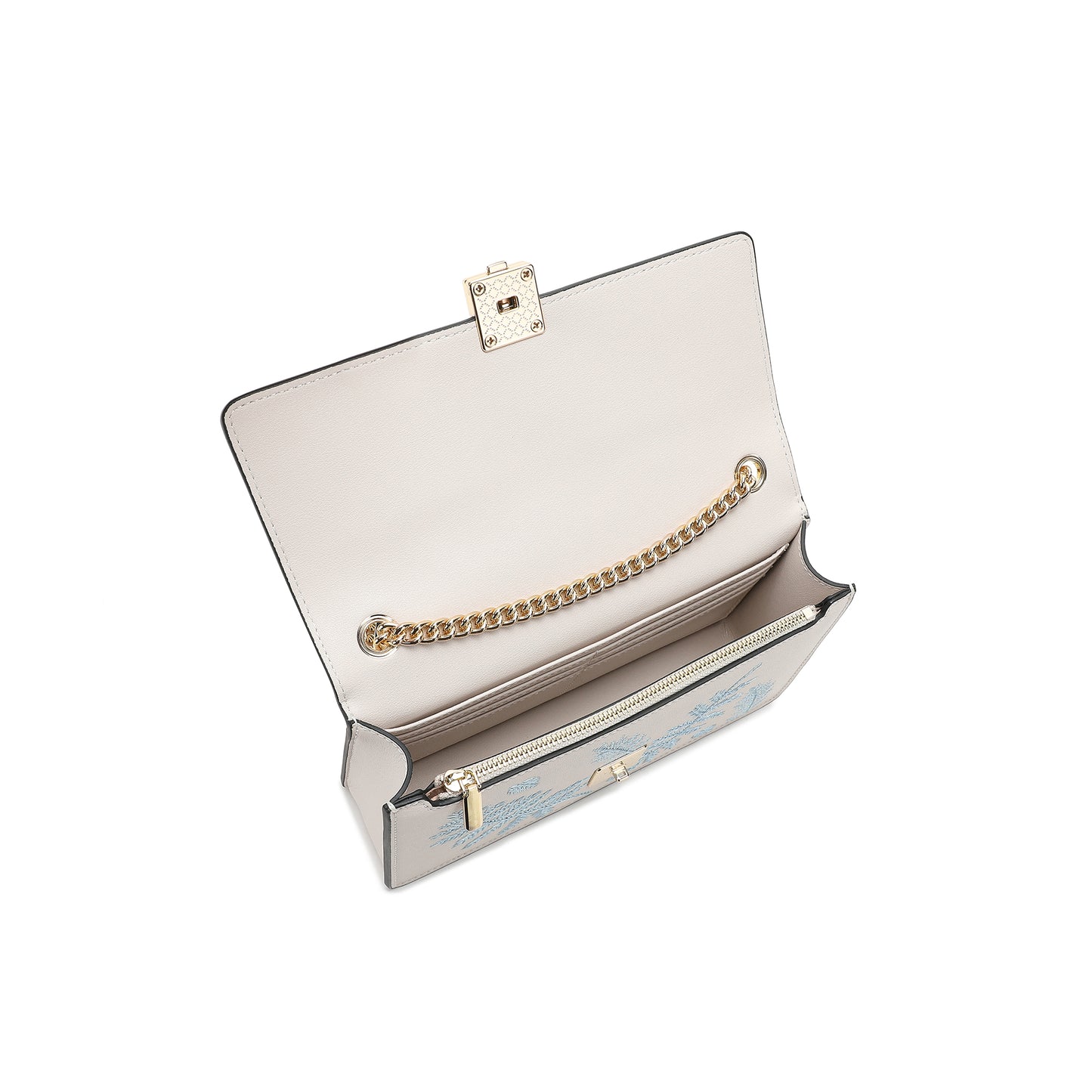 Tiffany & Fred Smooth Sewn Crossbody/Shoulder bag