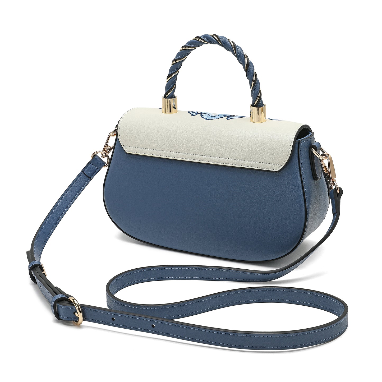 Tiffany & Fred Smooth Sewn Satchel/Shoulder Bag