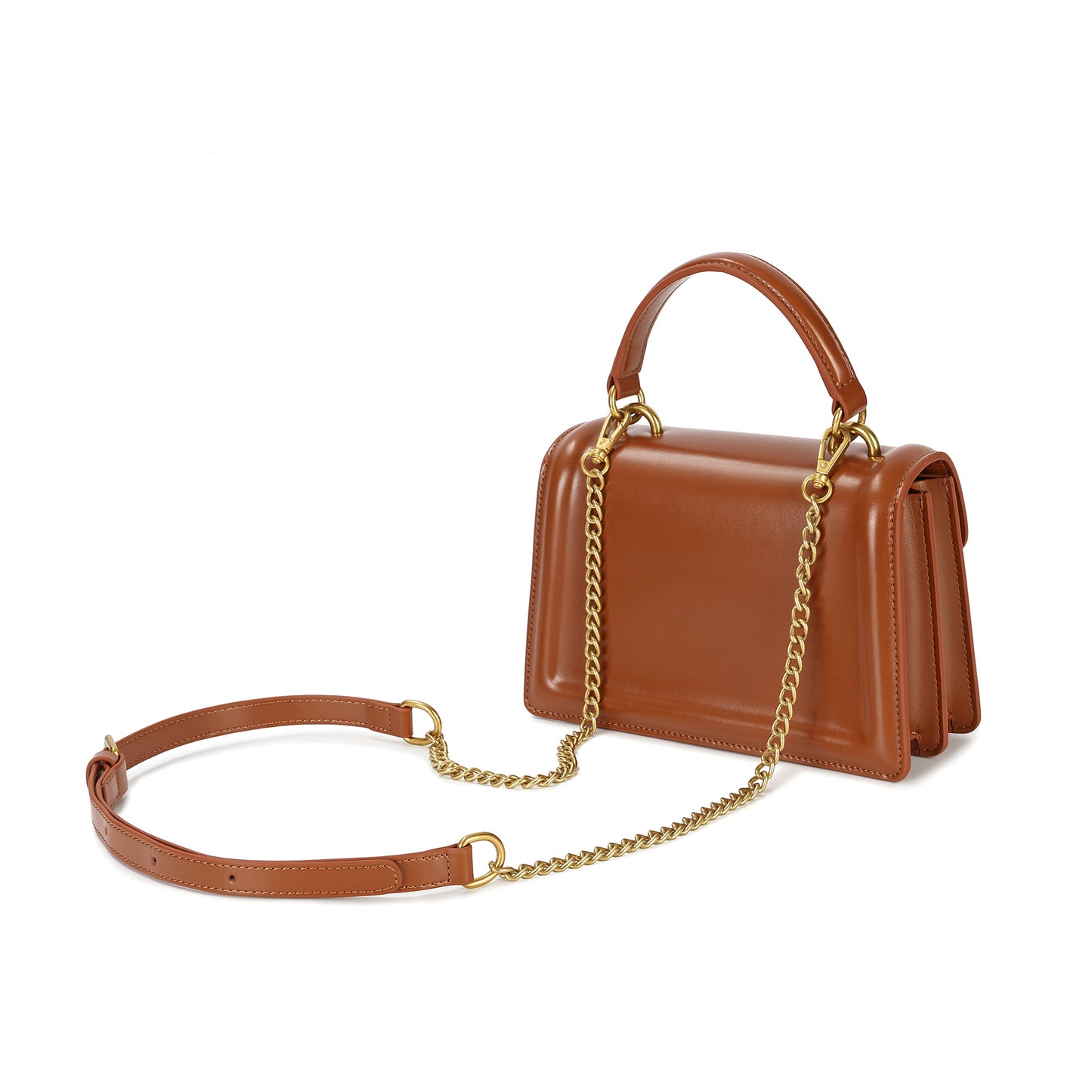 Tiffany & Fred Top-Handle Smooth leather Satchel/Shoulder bag