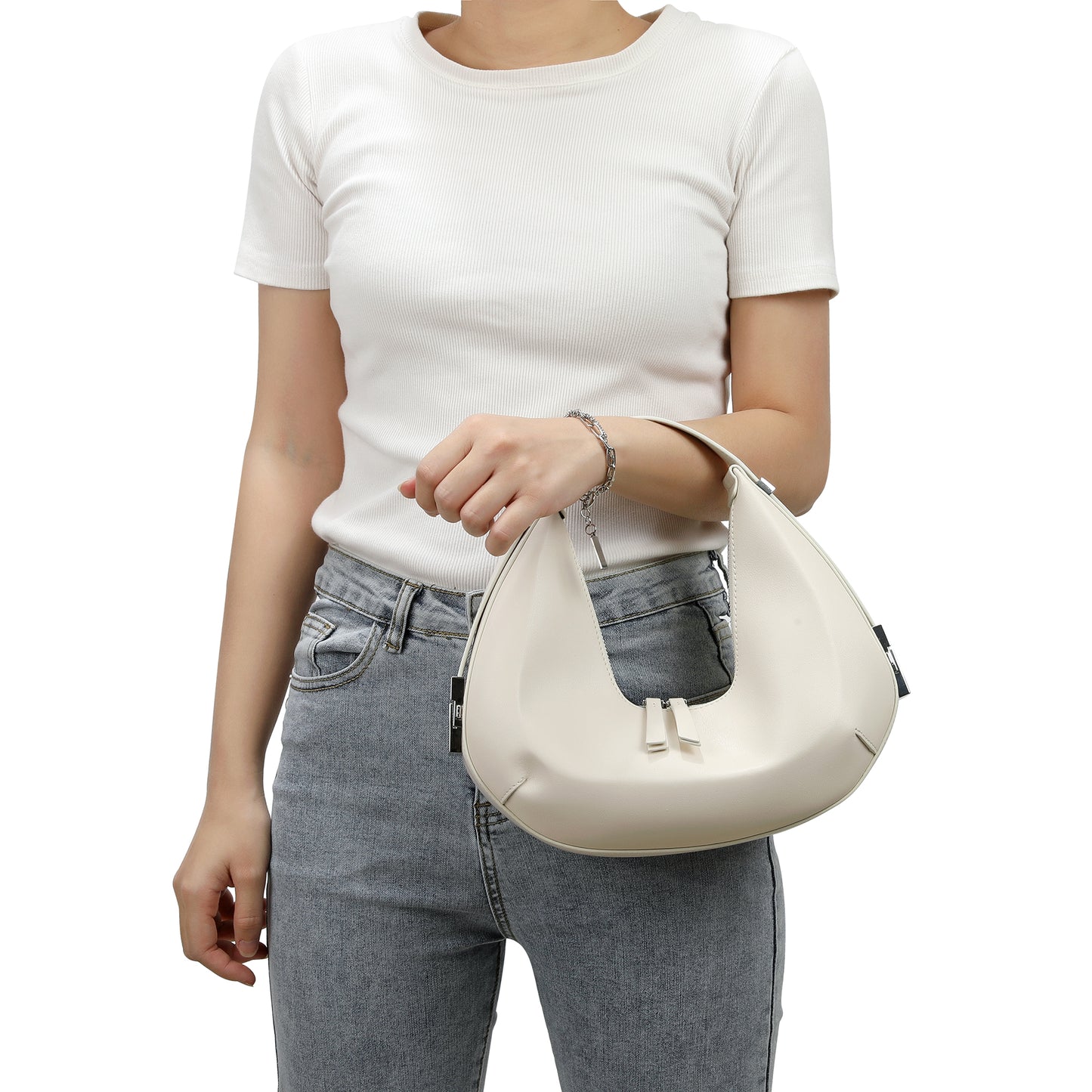Tiffany & Fred Smooth Leather Adjustable Shoulder Bag