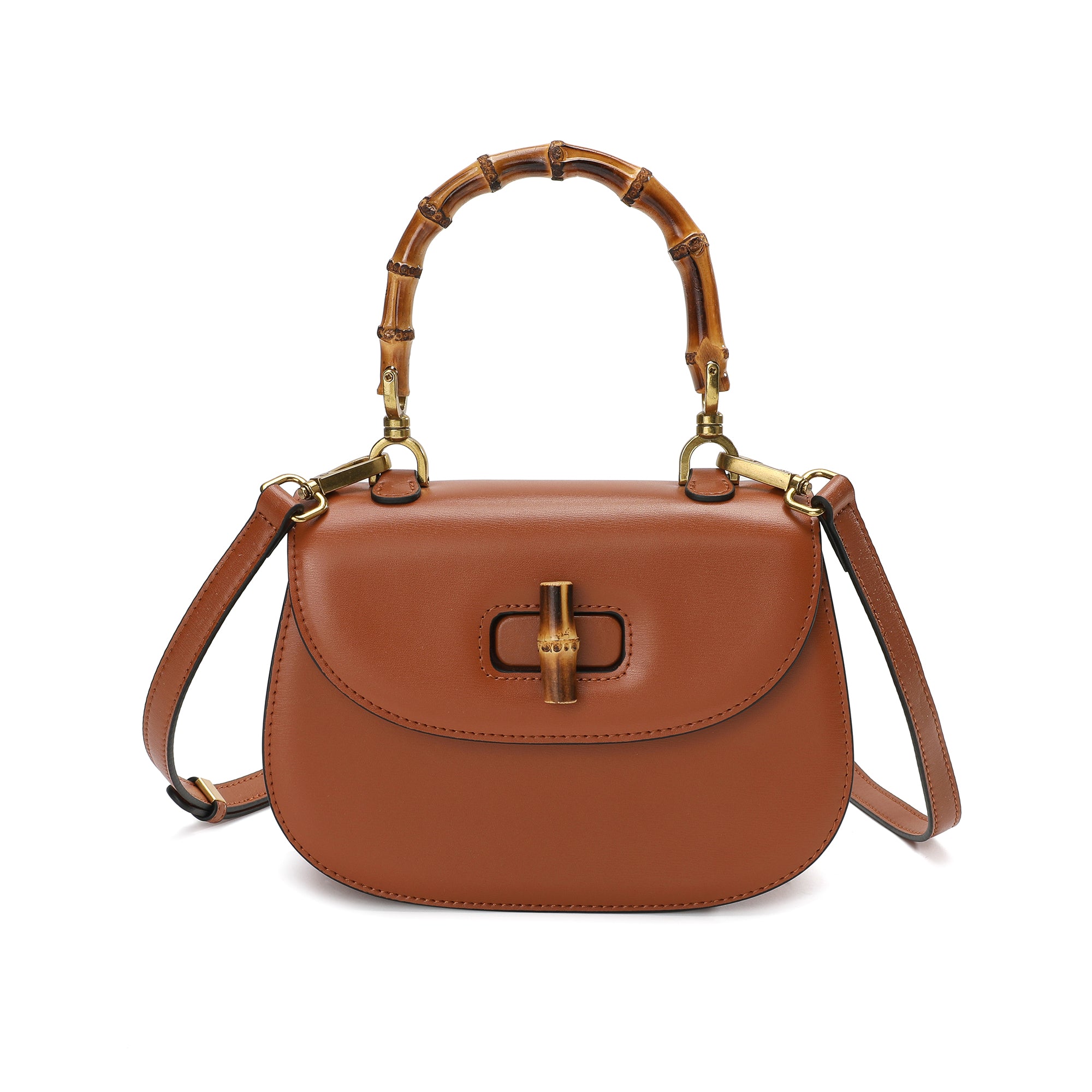 Tiffany & Fred Smooth Woven Leather Top-Handle Crossbody/Shoulder