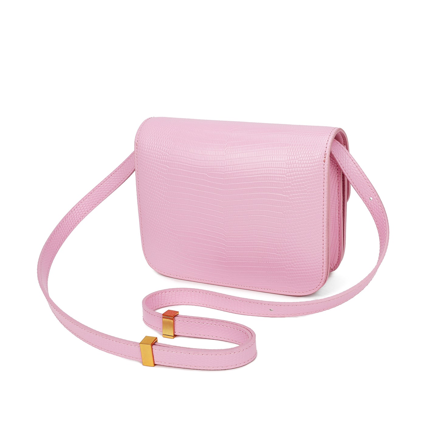 Tiffany & Fred Lizard Embossed Leather Crossbody/Shoulder Bag