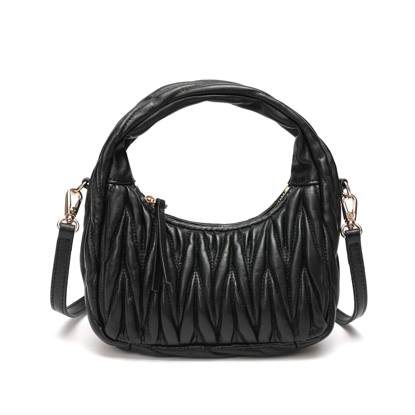 Tiffany & Fred Quilted Sheepskin Leather Crossbody