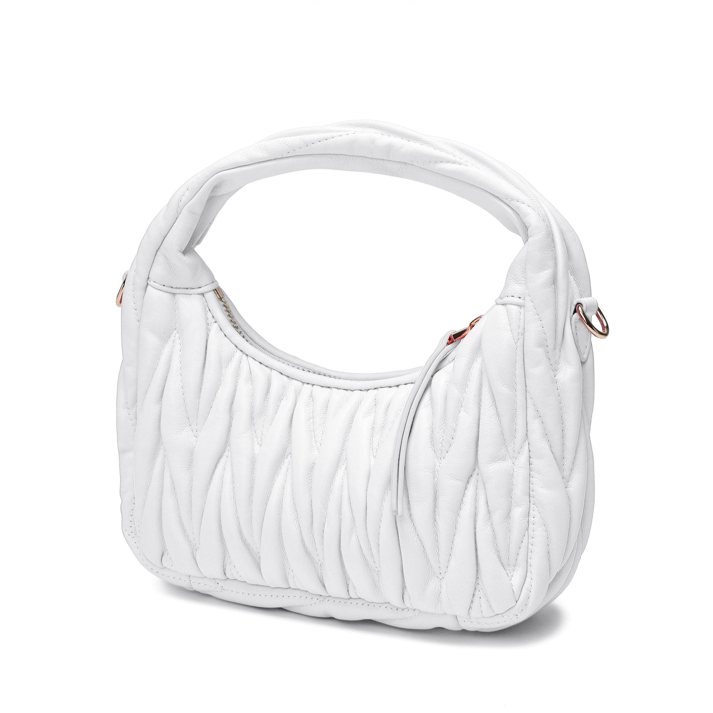 Tiffany & Fred Quilted Sheepskin Leather Crossbody
