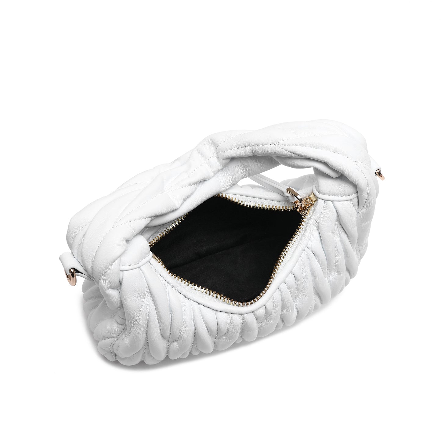 Tiffany & Fred Quilted Sheepskin Leather Crossbody