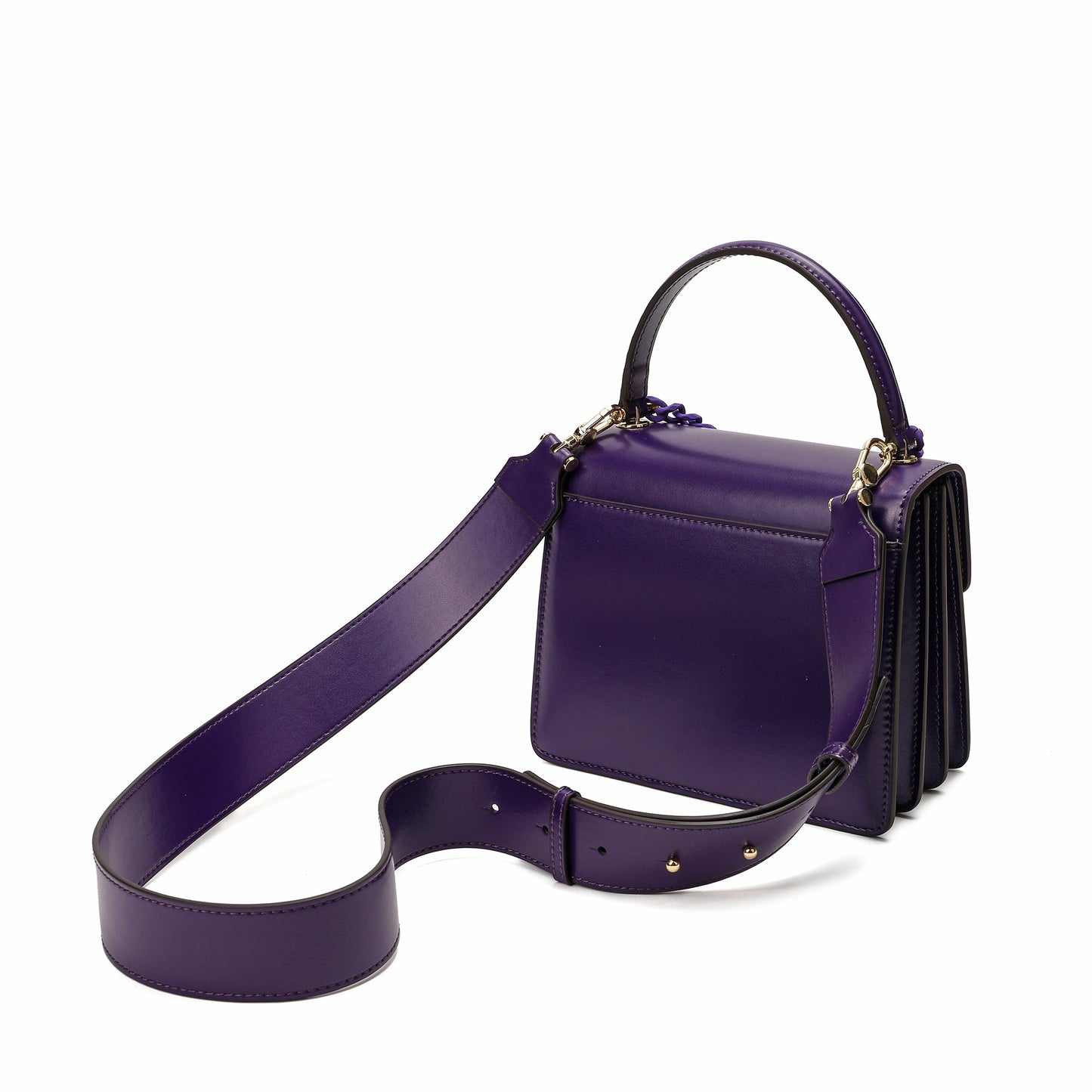 Tiffany & Fred Smooth Leather Top-Handle Crossbody