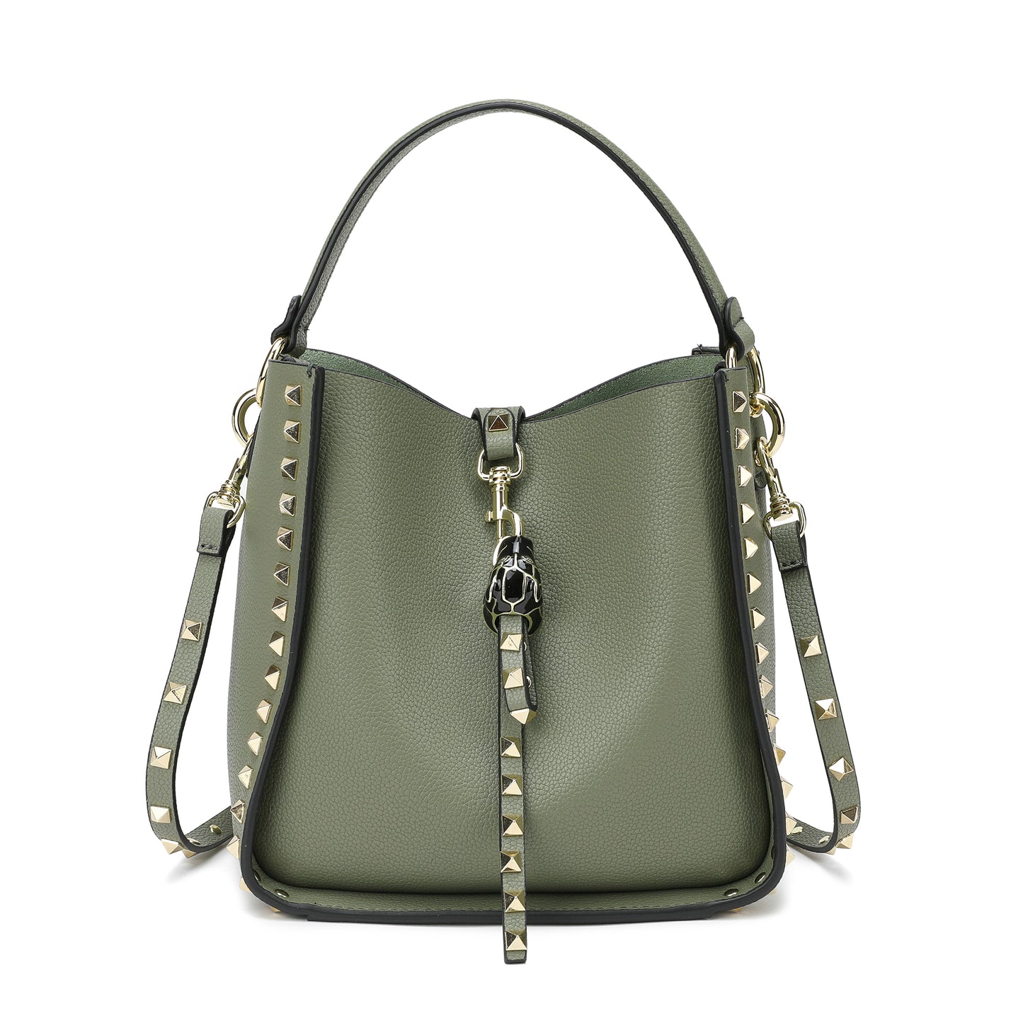 Full-Grain Leather Hobo/ Shoulder Bag