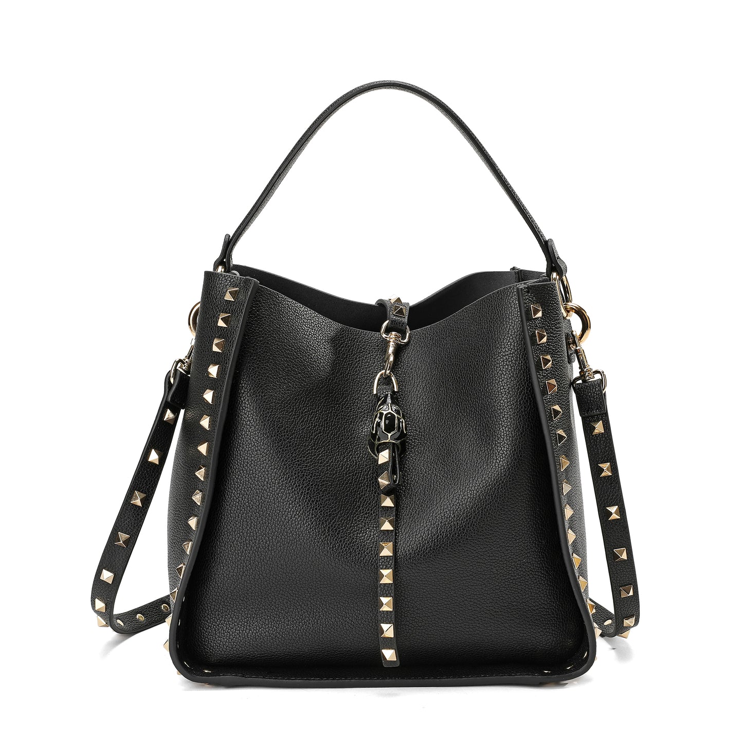 Full-Grain Leather Hobo/ Shoulder Bag