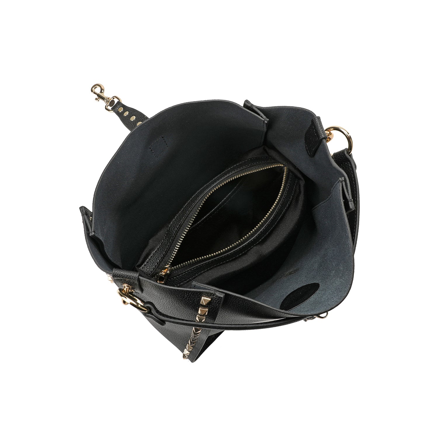 Full-Grain Leather Hobo/ Shoulder Bag