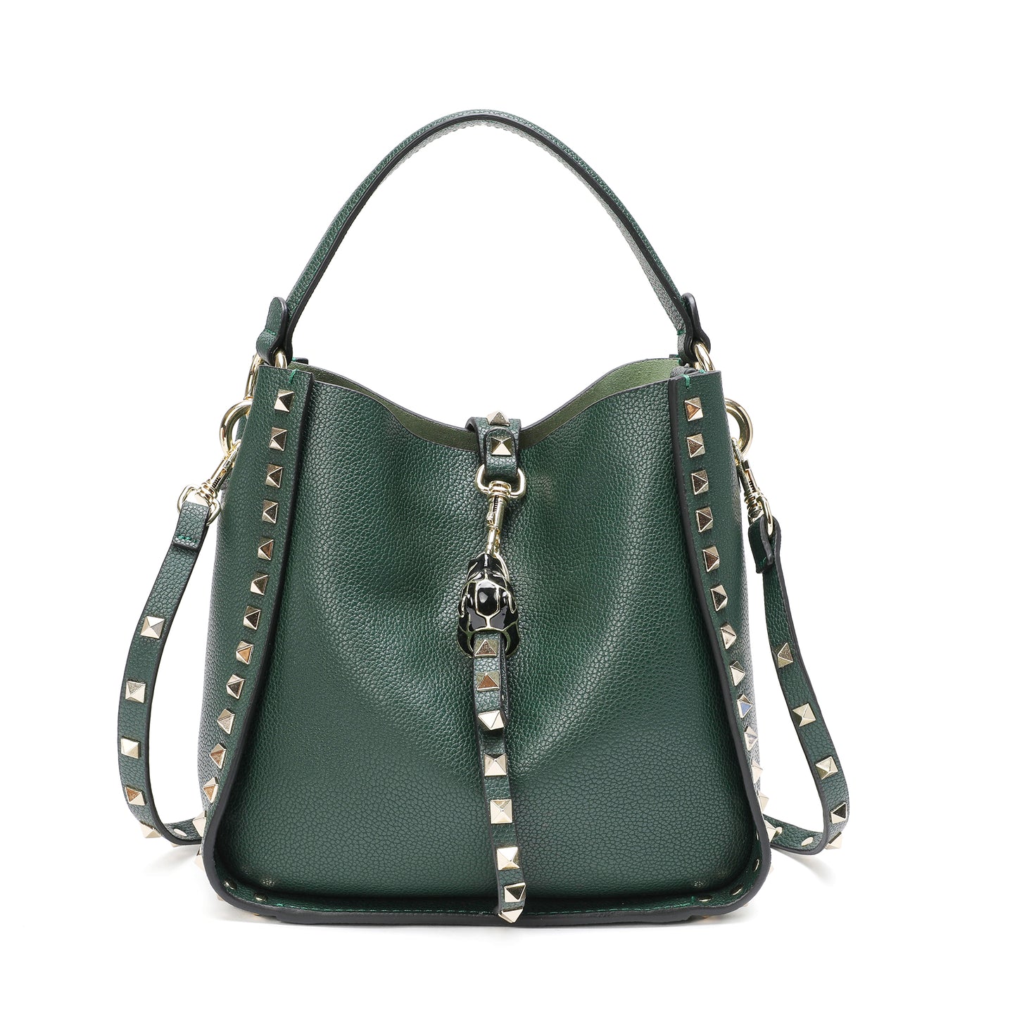 Full-Grain Leather Hobo/ Shoulder Bag