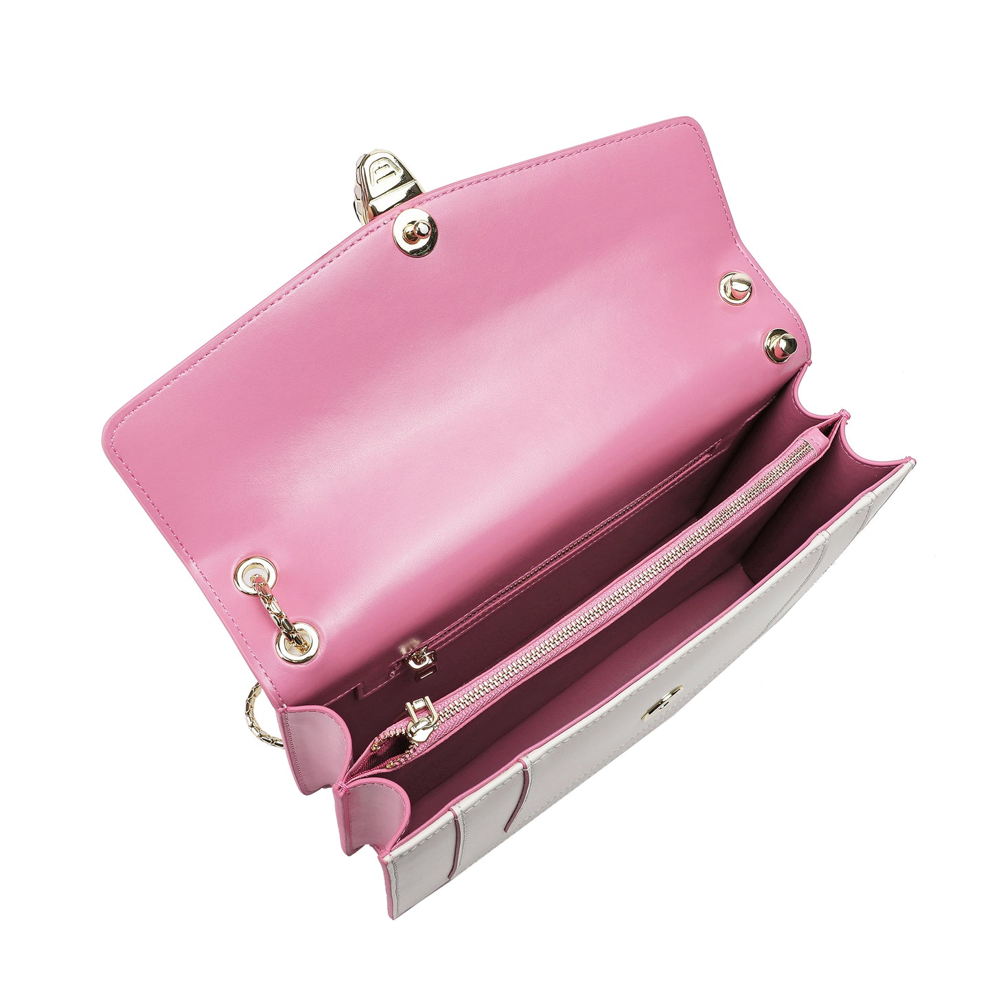 Tiffany & Fred Smooth Leather Foldover Crossbody/Shoulder Bag