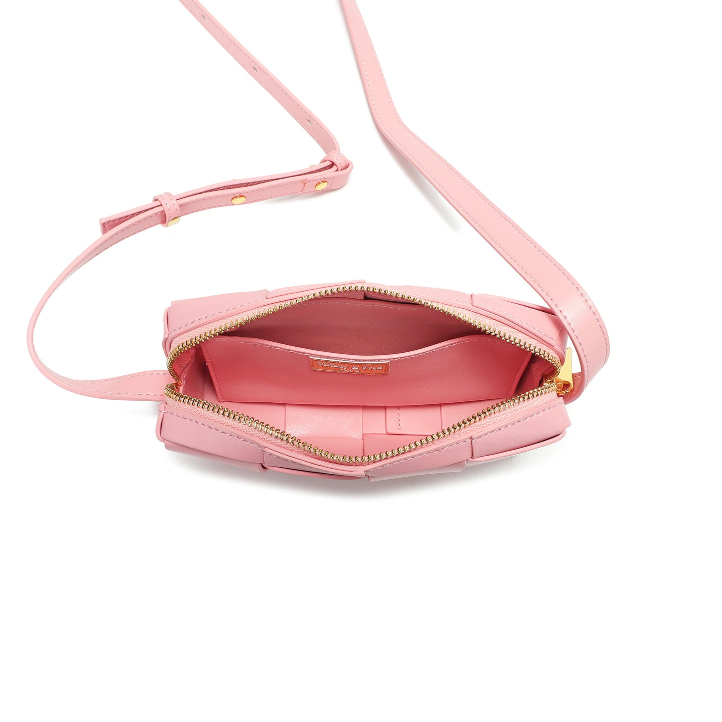 Woven Leather Mini Crossbody Bag