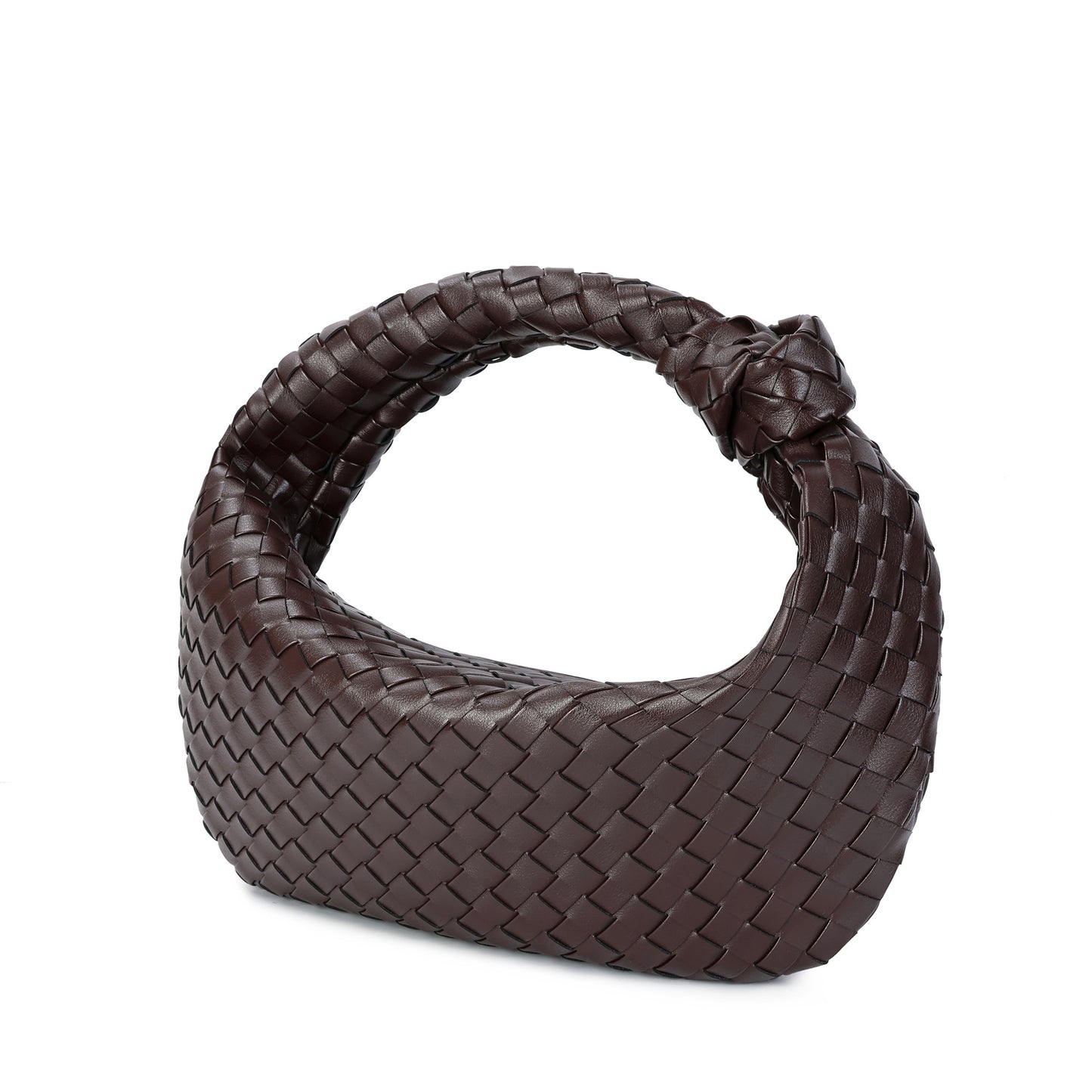 Hand-Woven Large Leather Hobo/Tote