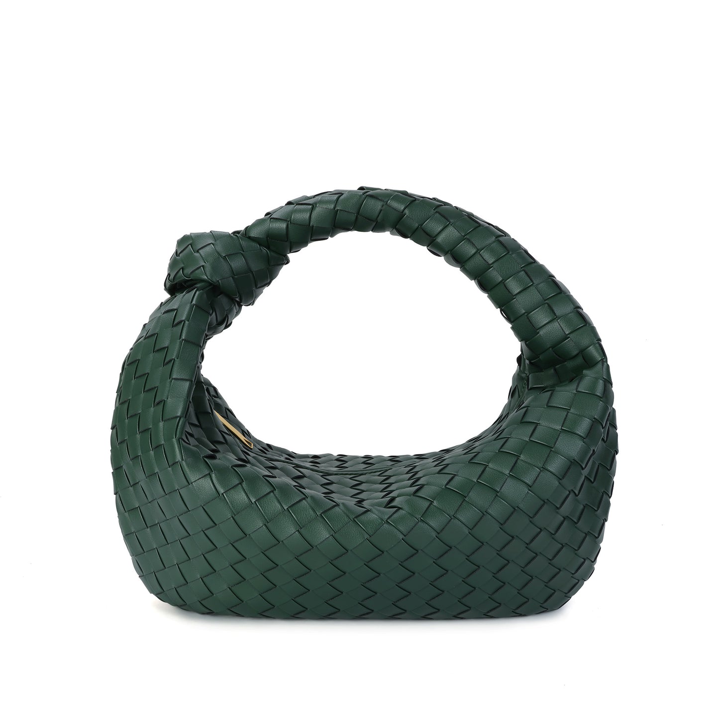 Hand-Woven Large Leather Hobo/Tote