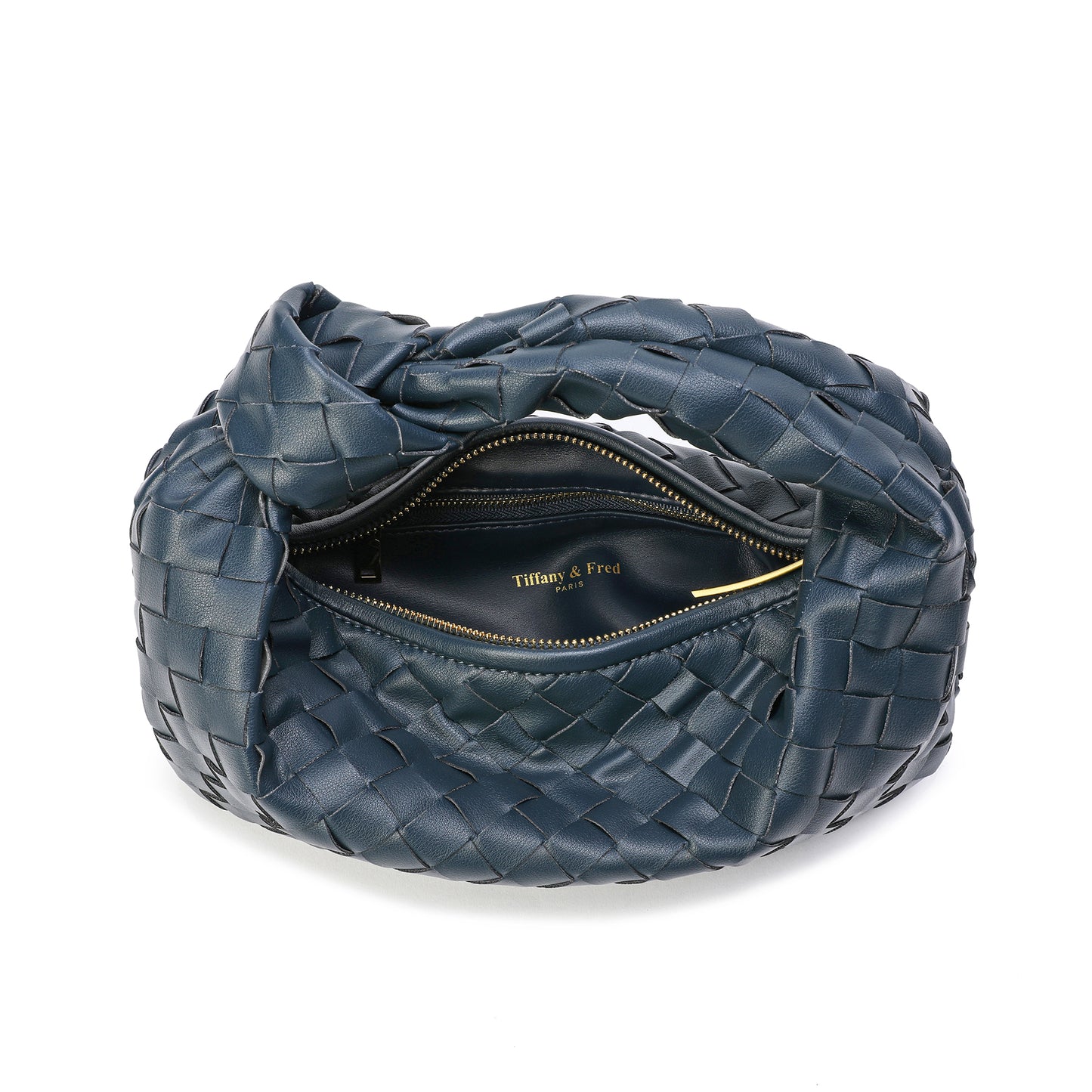 Woven Sheepskin Knot Bag Pouch