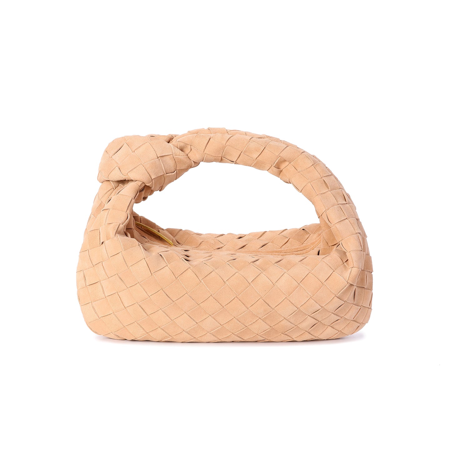 Hand-Woven Lamb Suede Pouch