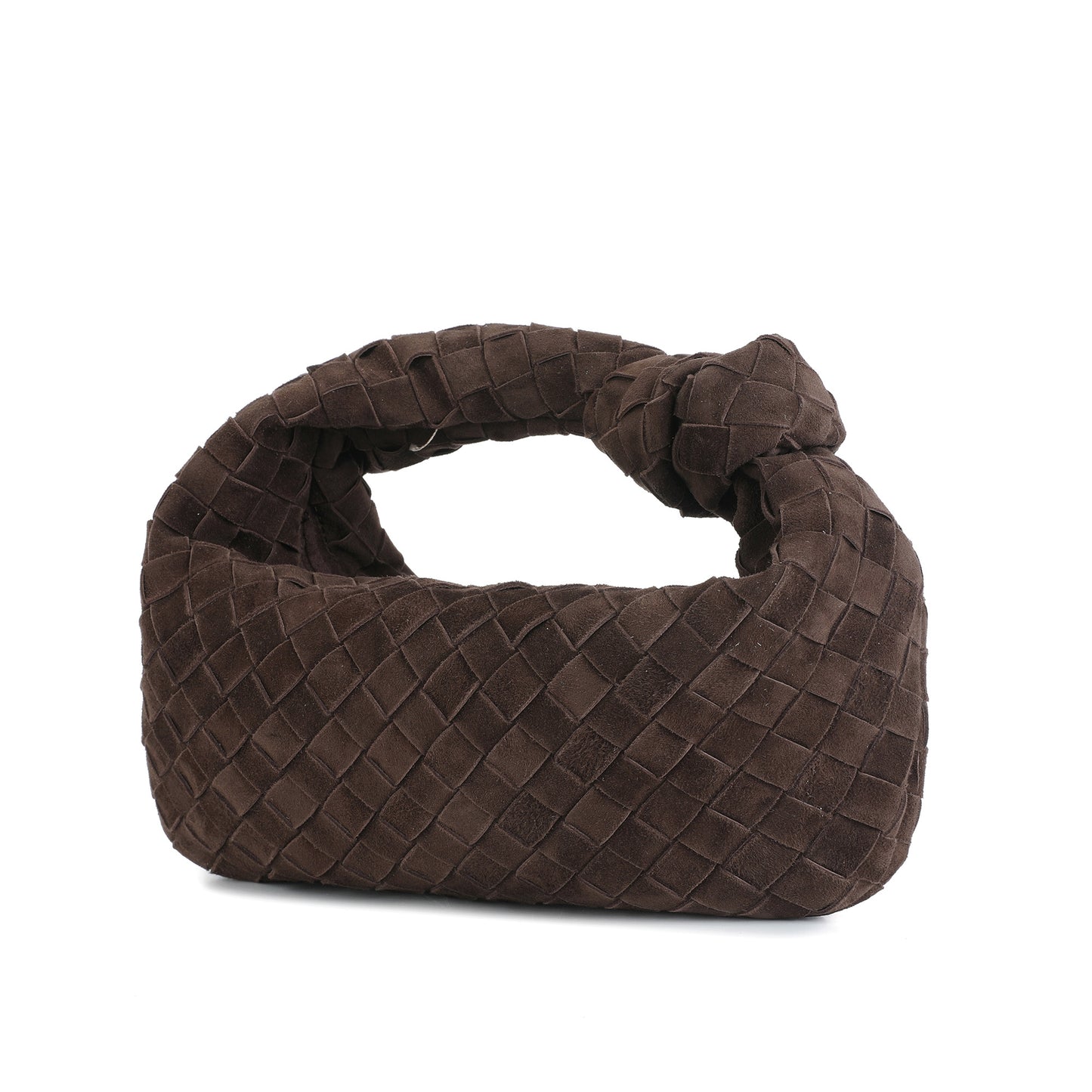 Hand-Woven Lamb Suede Pouch