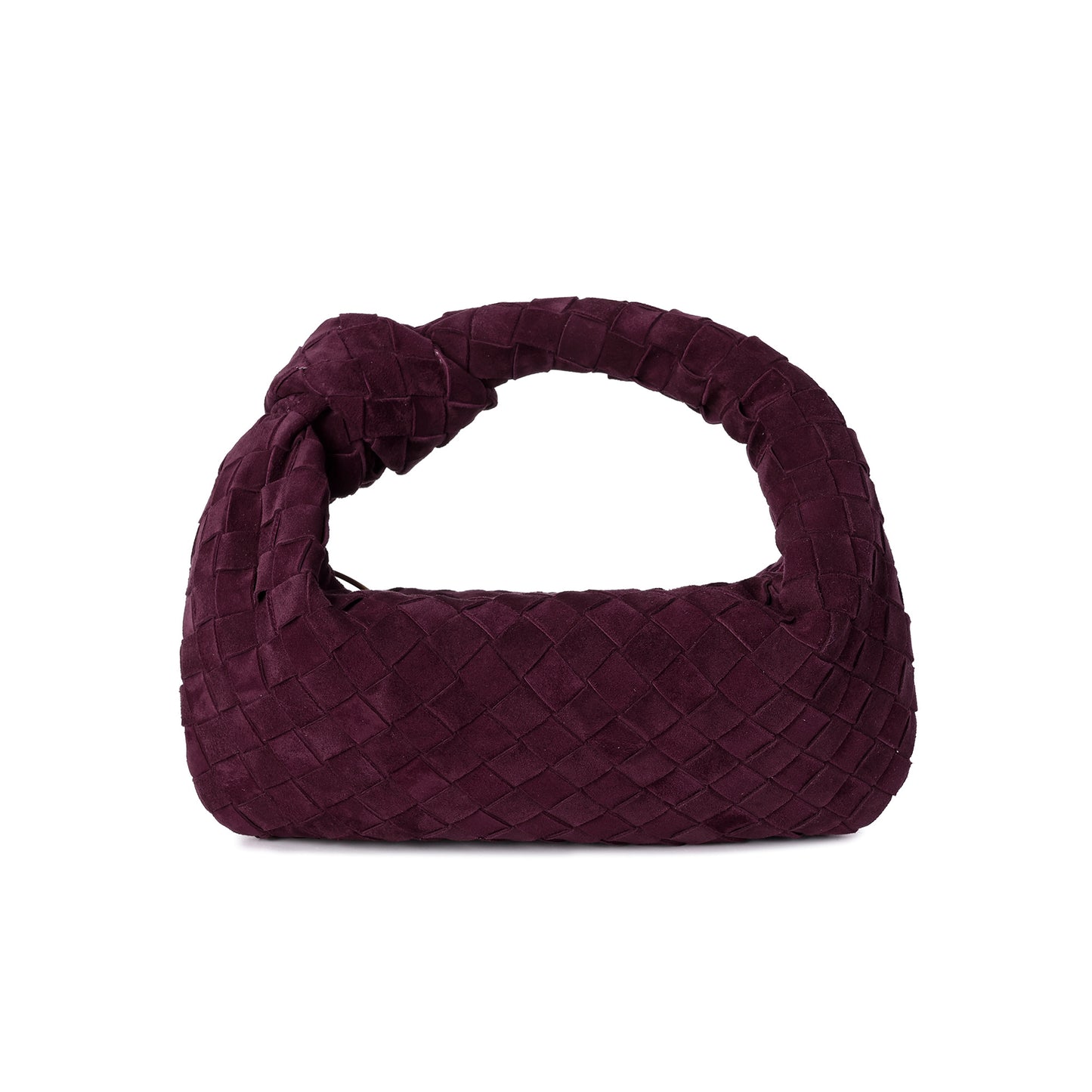 Hand-Woven Lamb Suede Pouch