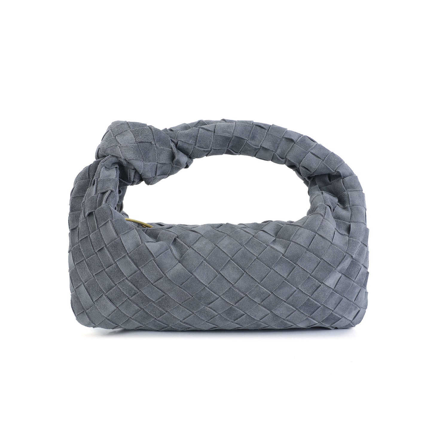 Hand-Woven Lamb Suede Pouch