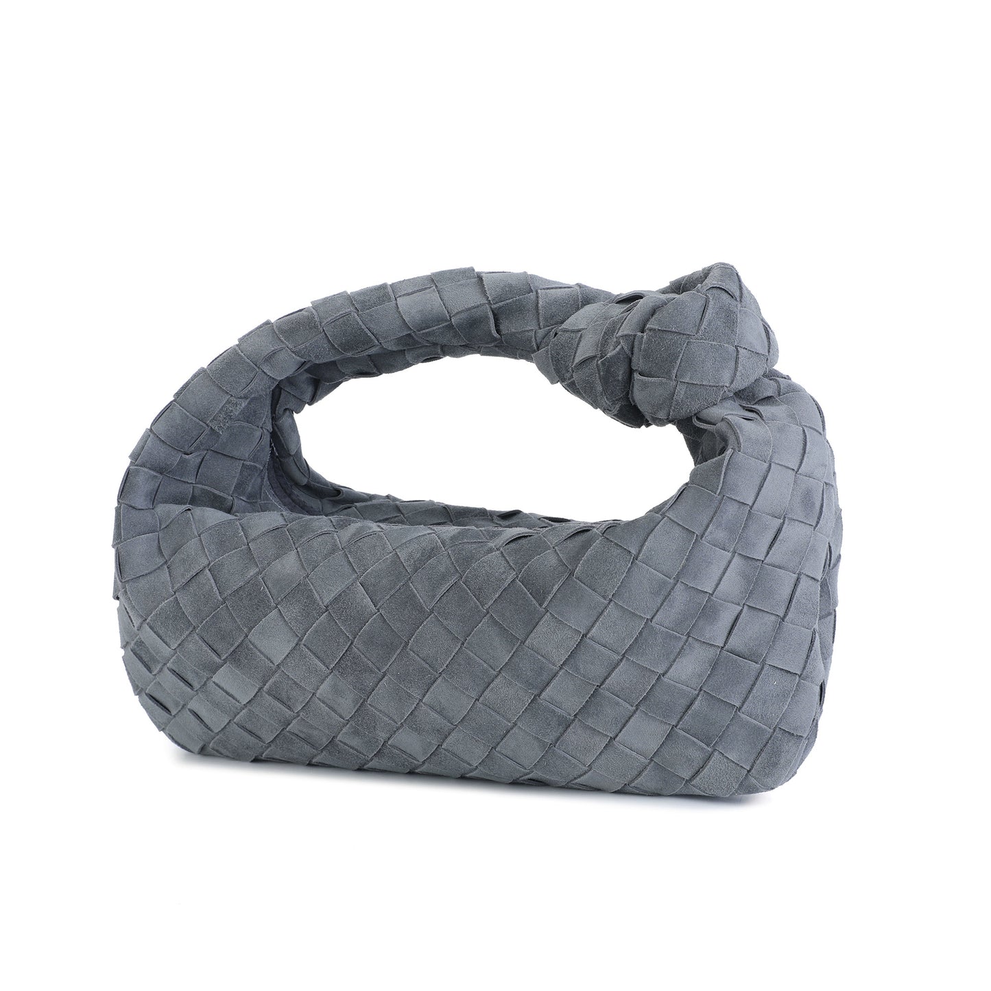 Hand-Woven Lamb Suede Pouch