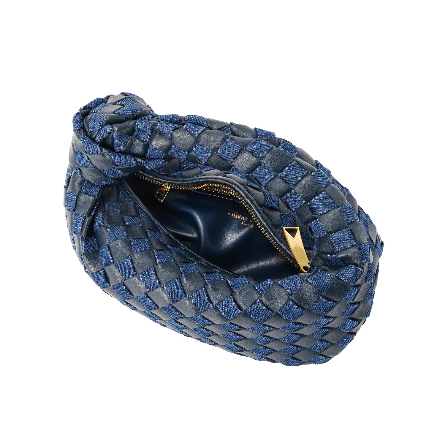 Woven Sheepskin Knot Bag Pouch