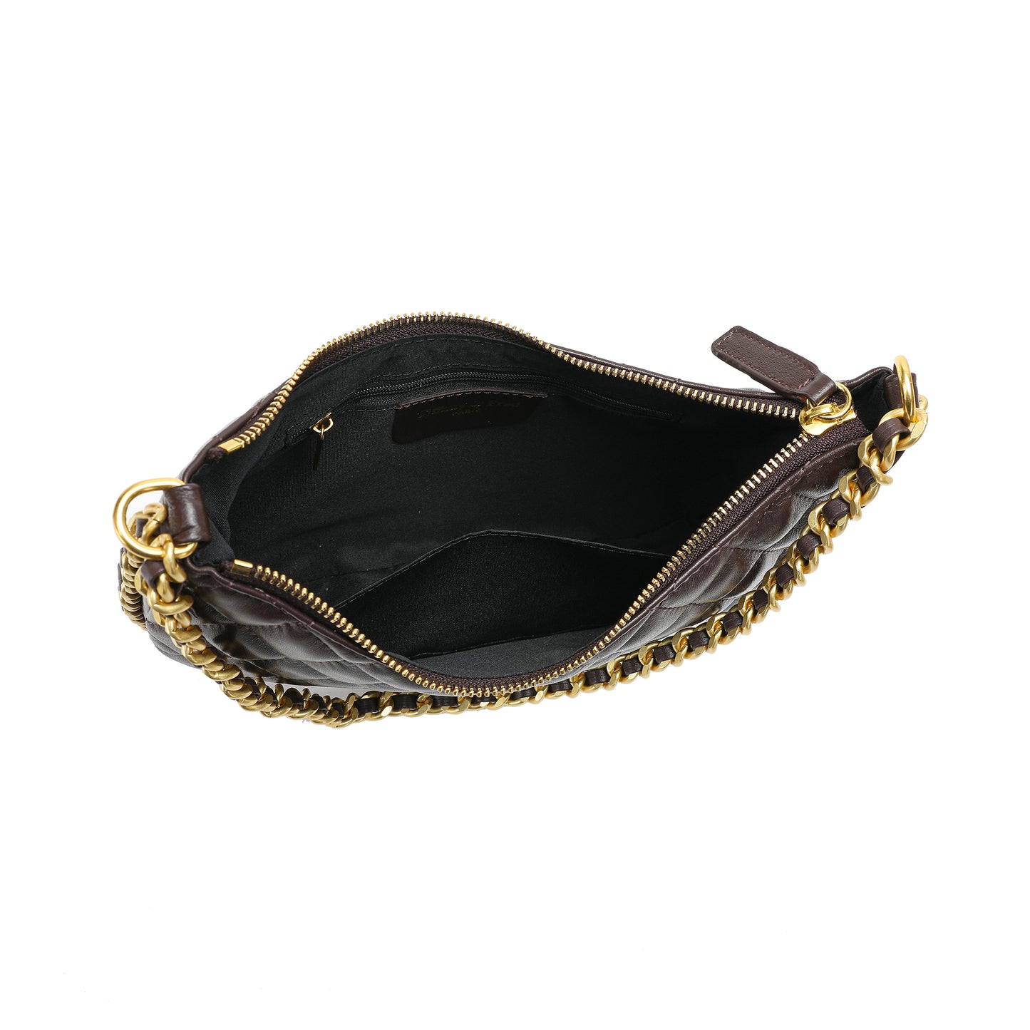 Tiffany & Fred Quilted Sheepskin Leather Crossbody Bag