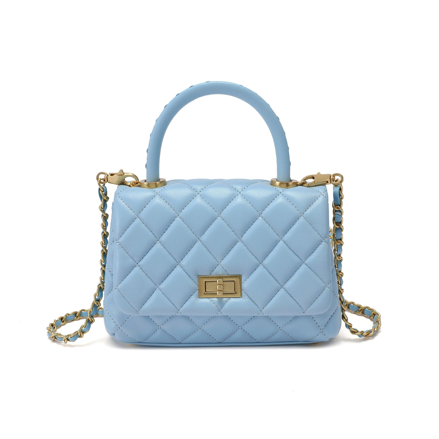 Quilted Classic Handbag with Chain Strap