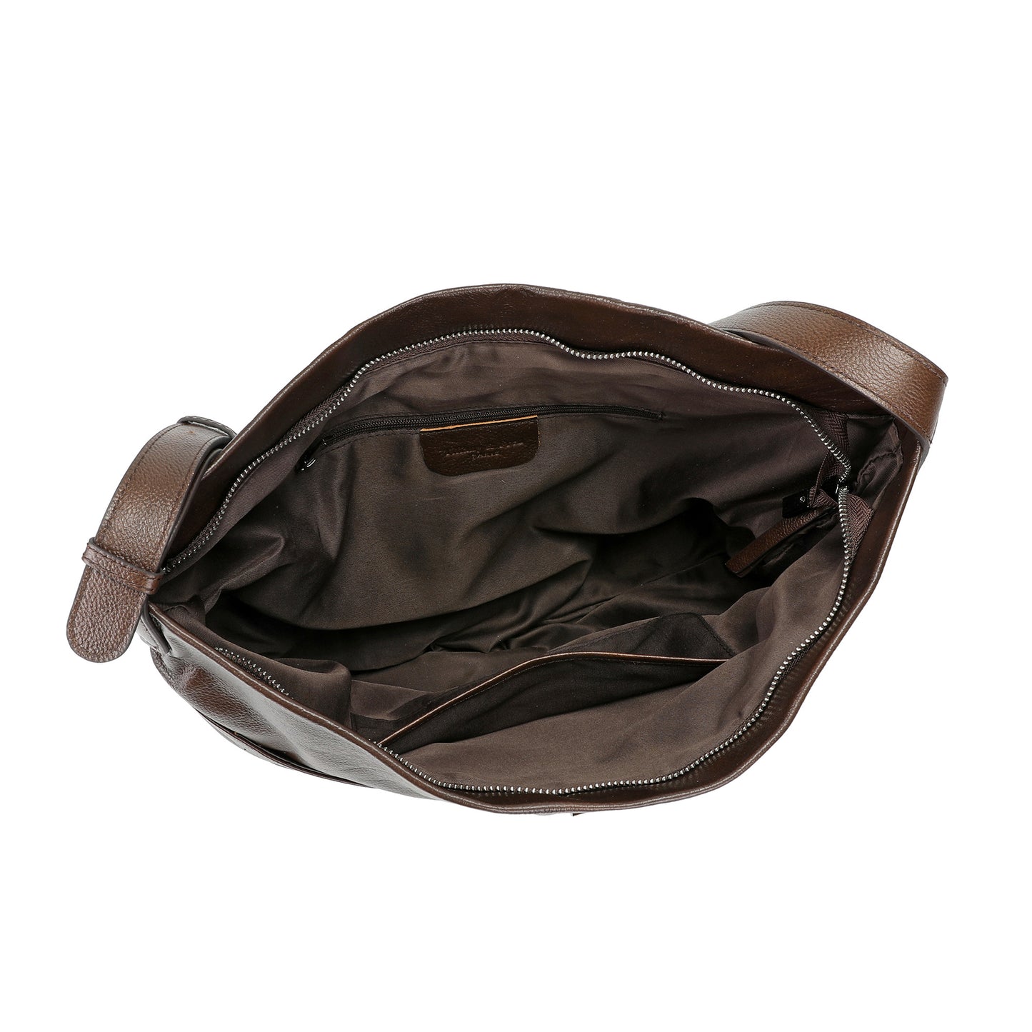 The Paris Slouchy Leather Pocket Hobo Bag